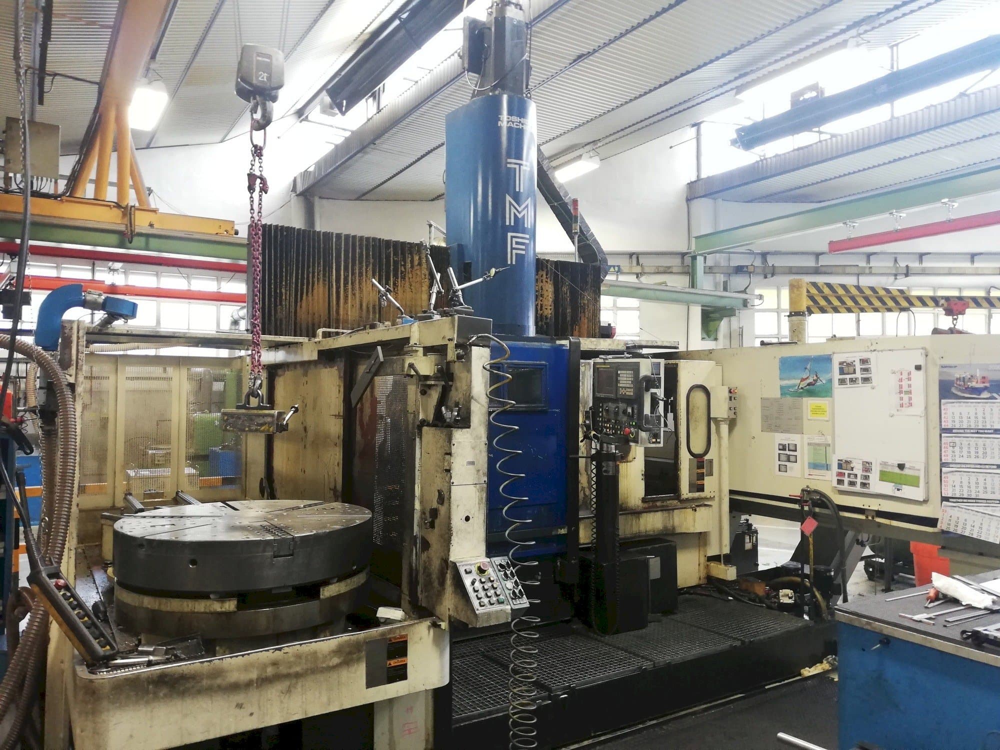 Frontansicht der Toshiba TMF-10  Maschine