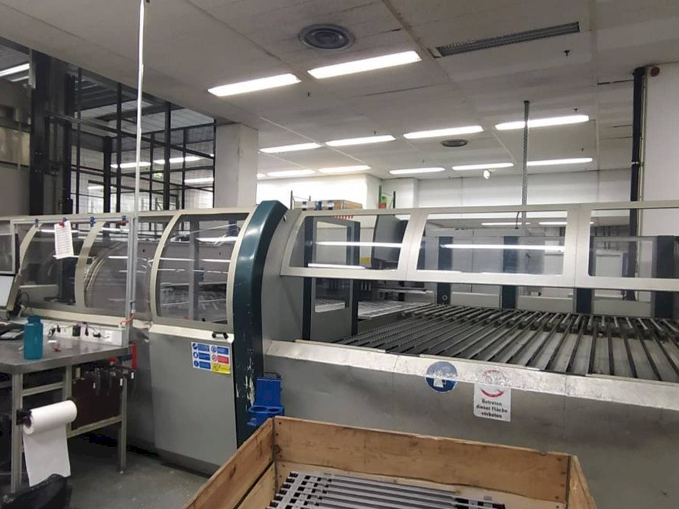 Frontansicht der Salvagnini P4  Maschine