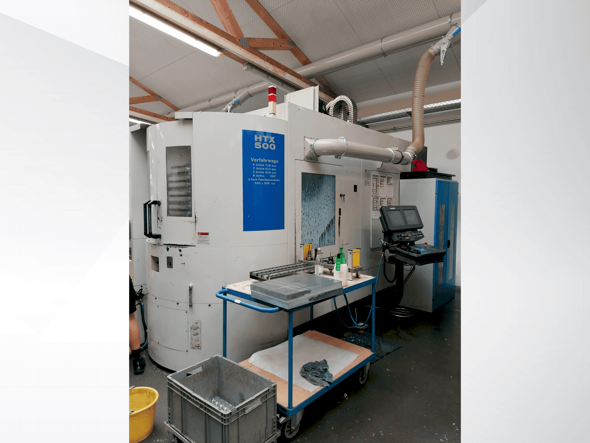 Frontansicht der Hurco HTX 500  Maschine