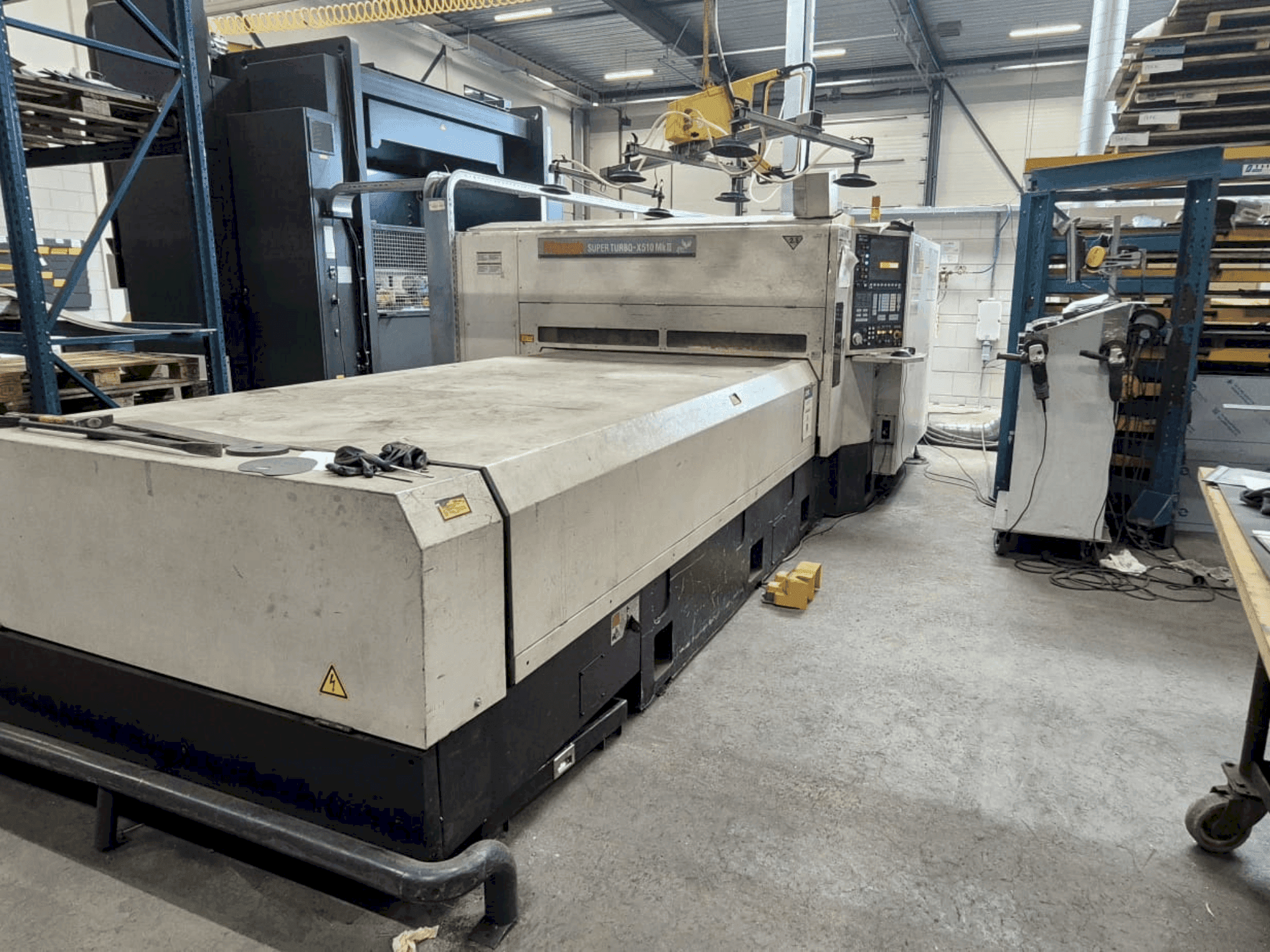 Frontansicht der Mazak Super Turbo-X510 Mk II  Maschine