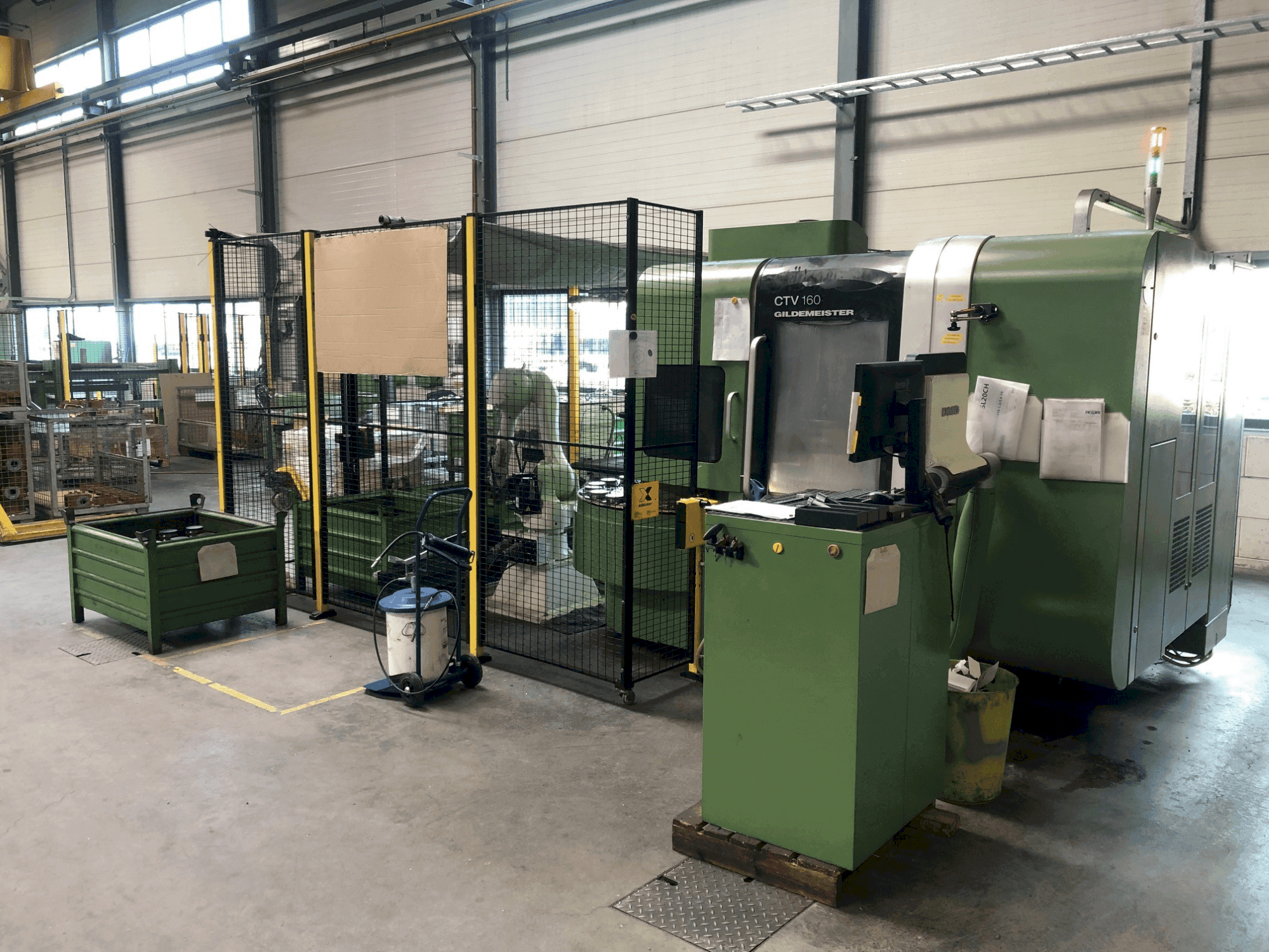 Frontansicht der DMG Gildemeister CTV 160  Maschine