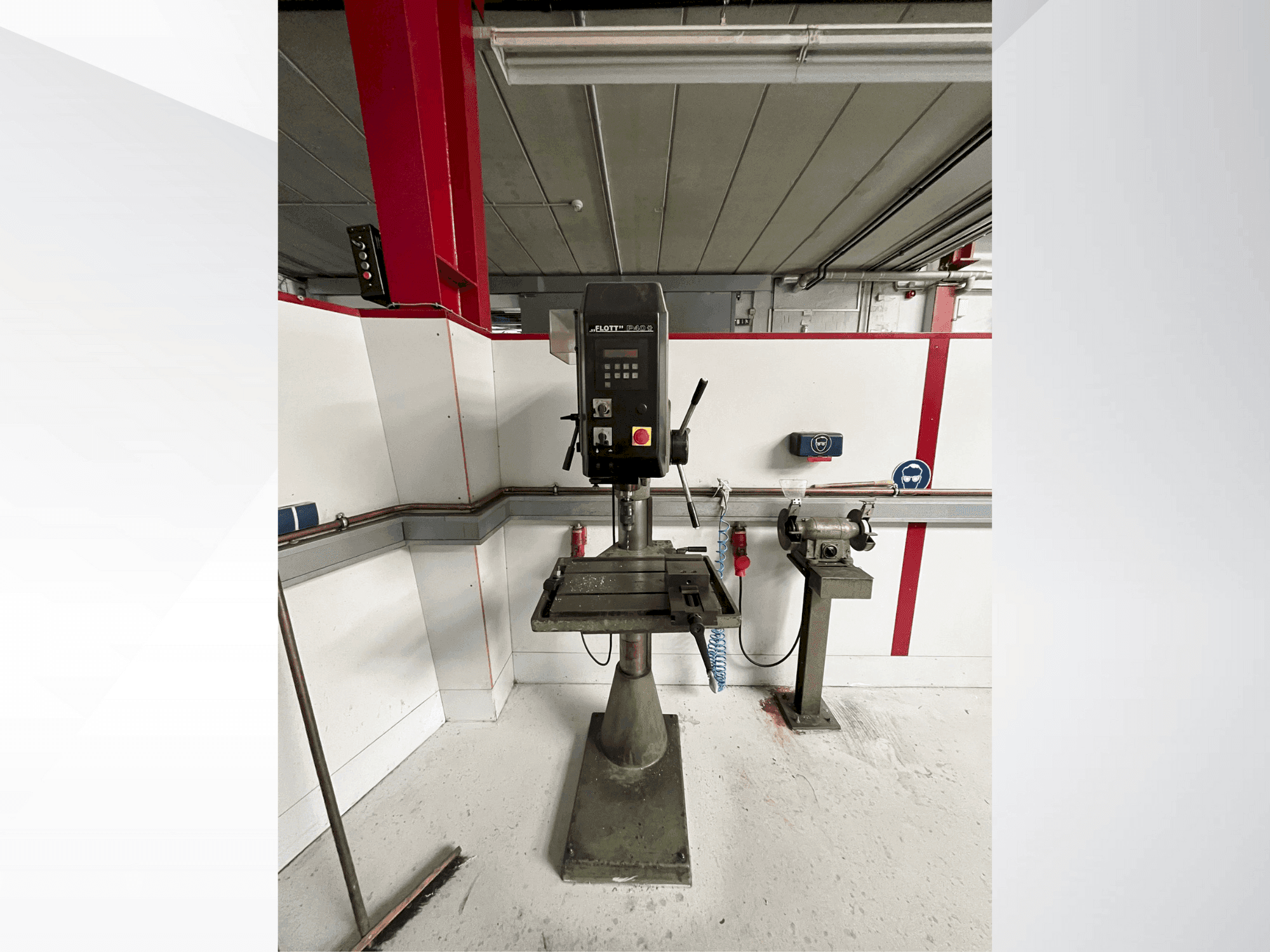 Frontansicht der Hahn+Kolb Flott P40  Maschine