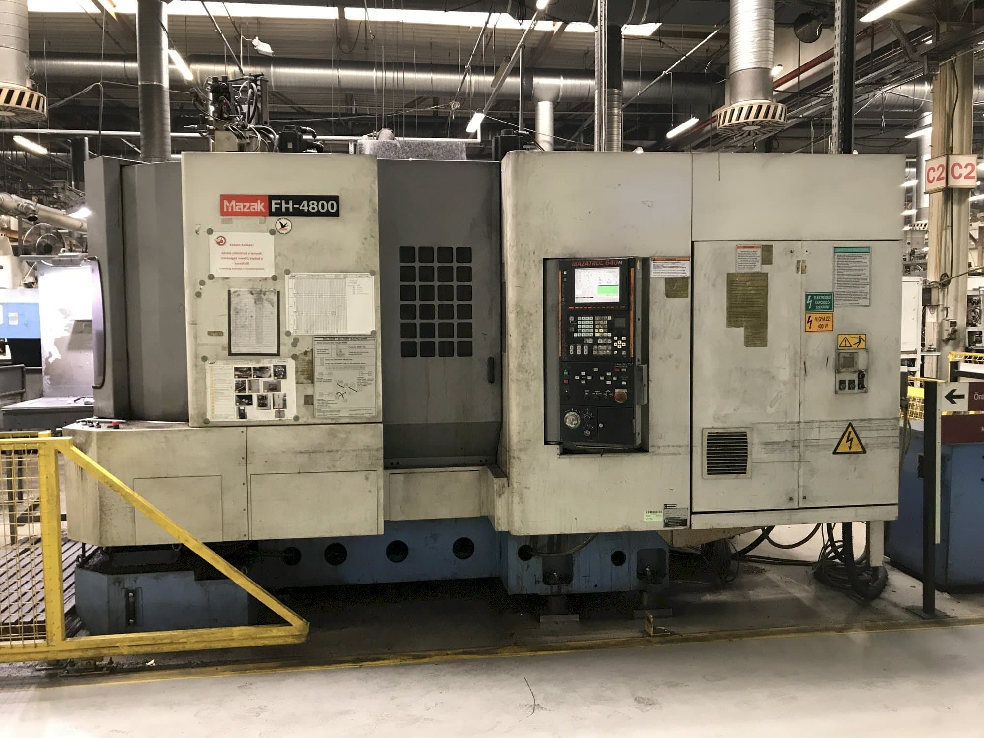 Frontansicht der Mazak FH-4800 40T  Maschine