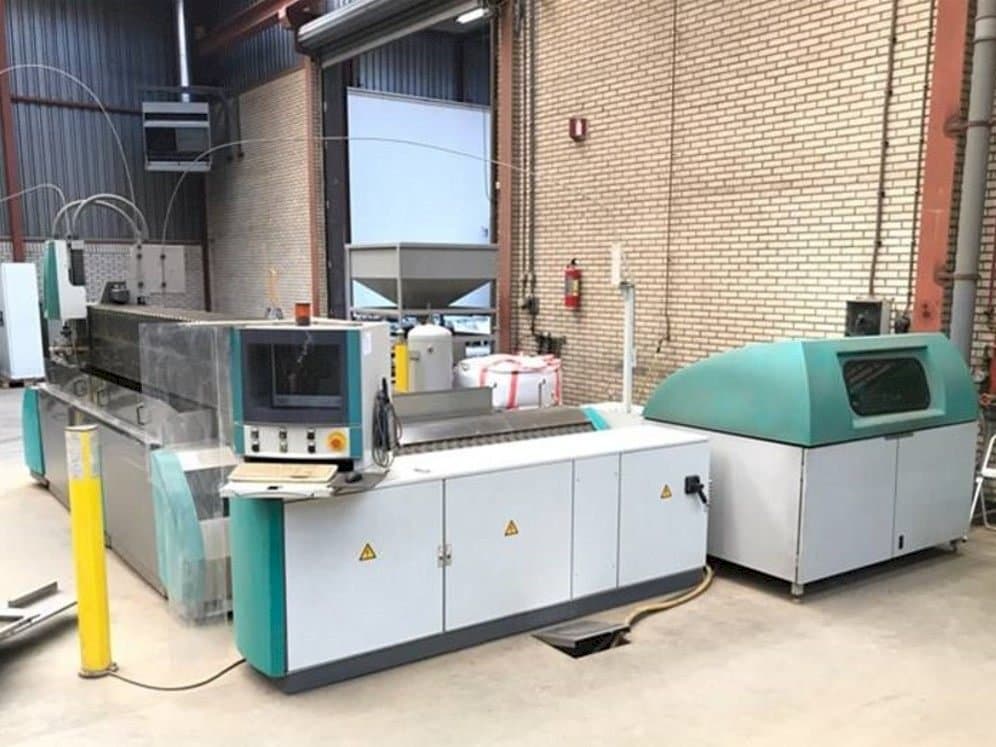 Frontansicht der Flow WMC 3020  Maschine