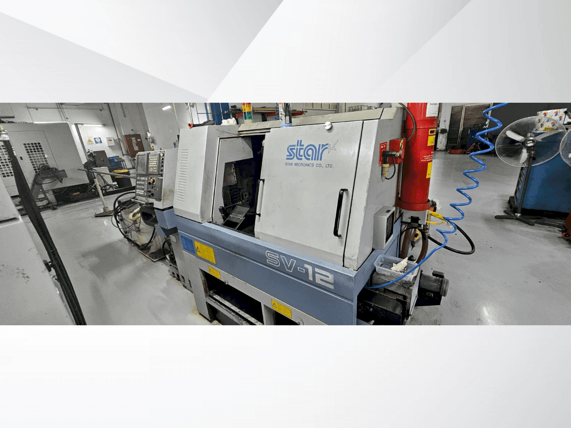 Frontansicht der Star SV-12  Maschine