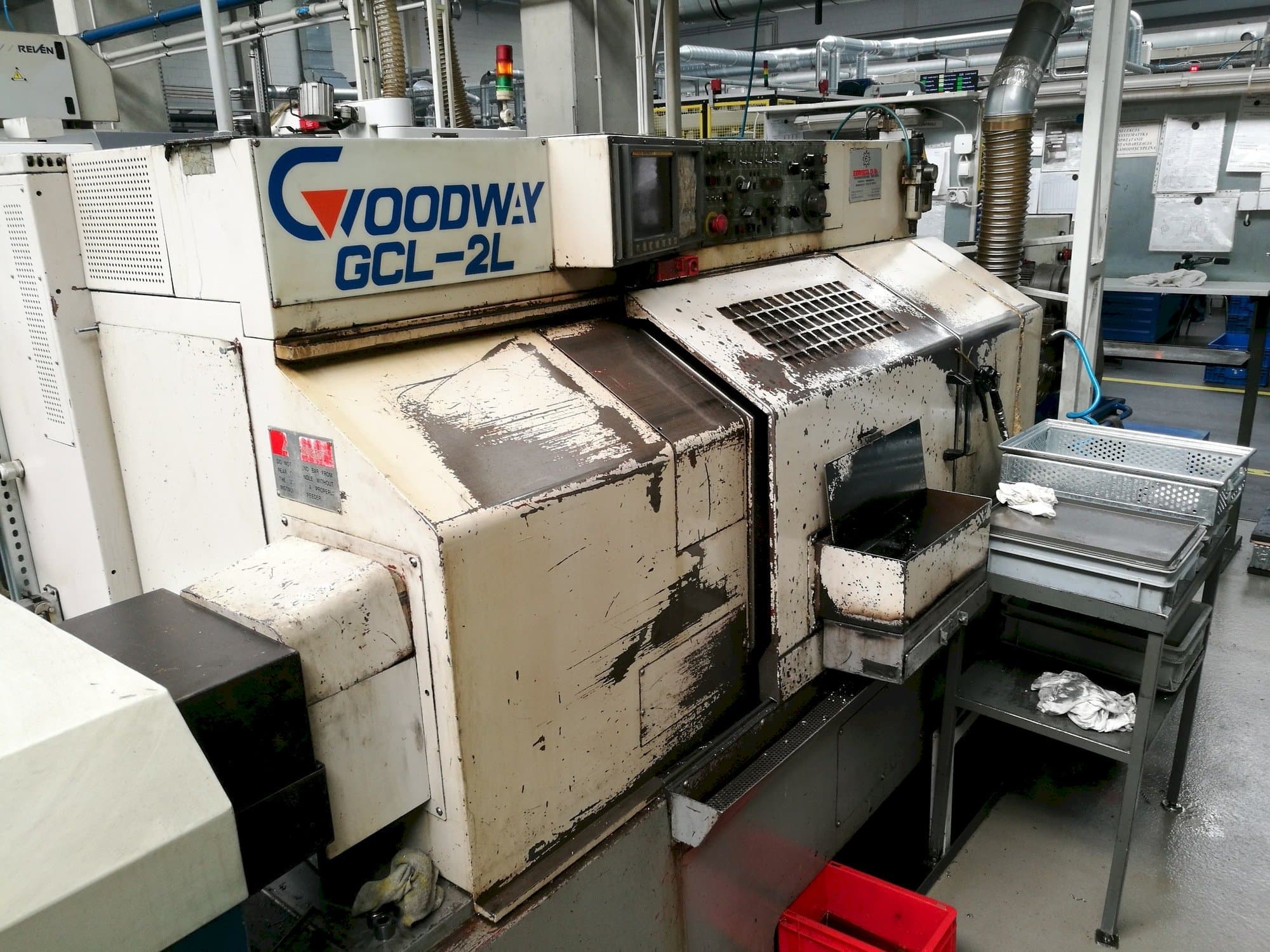 Frontansicht der Goodway GCL-2L  Maschine