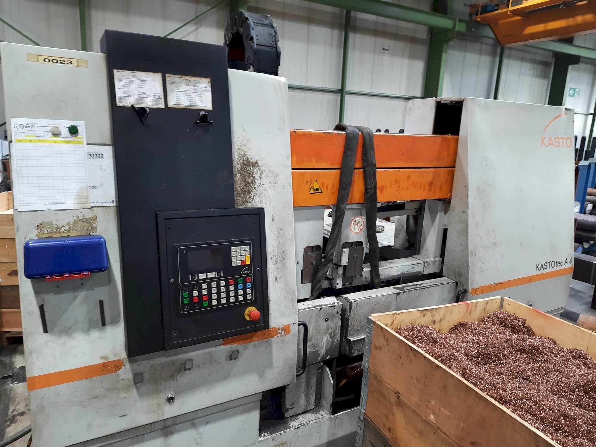 Frontansicht der KASTO tec A 4  Maschine