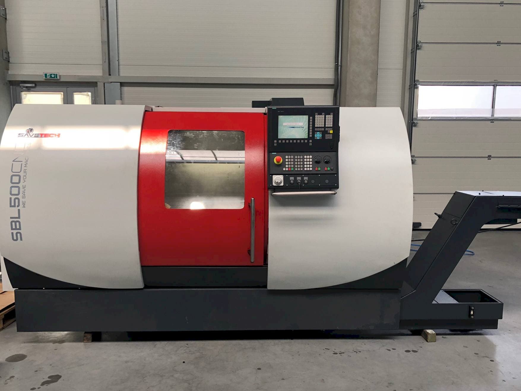 Frontansicht der TRENS SBL 500/750  Maschine