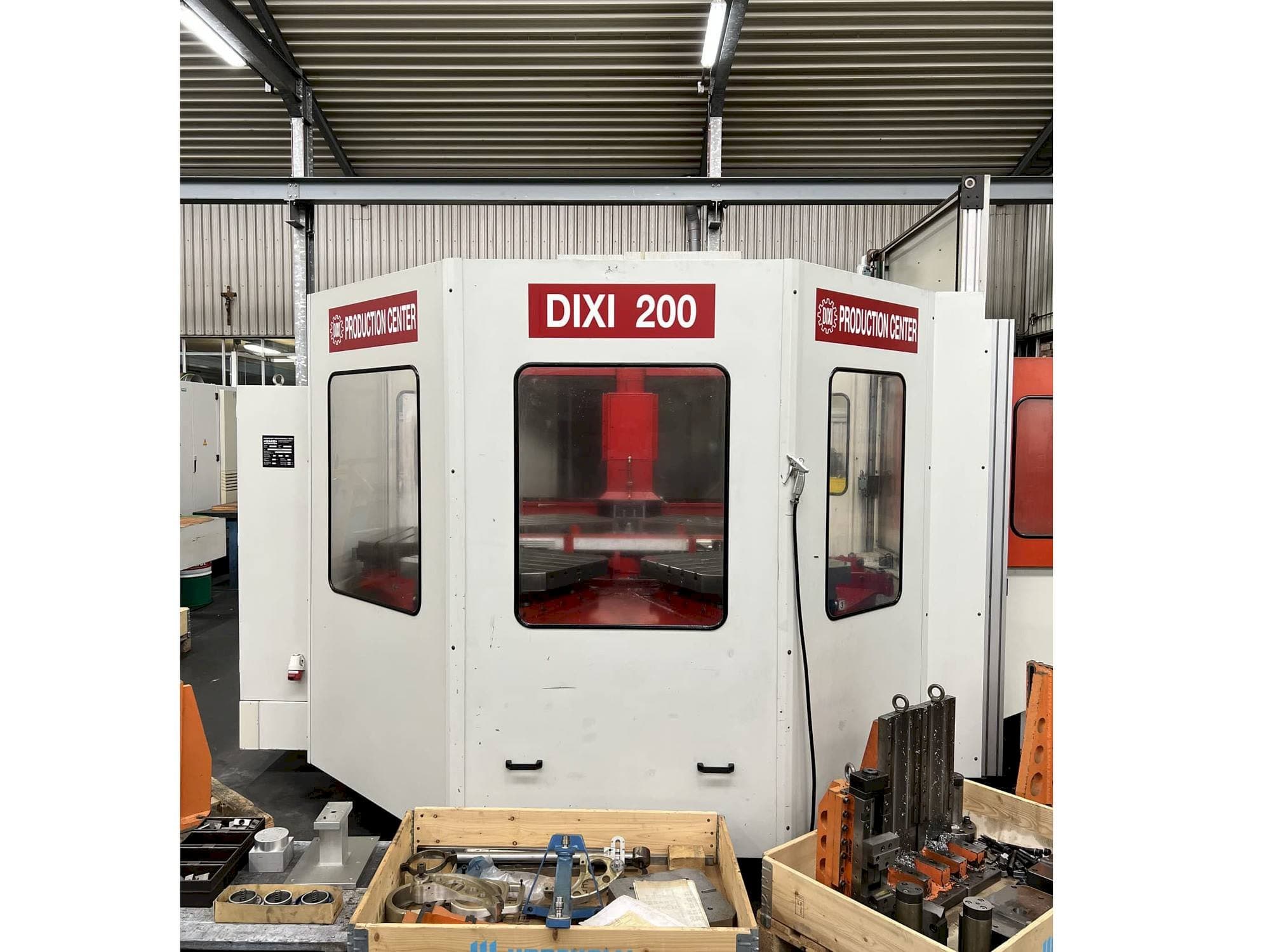 Frontansicht der DIXI 200  Maschine