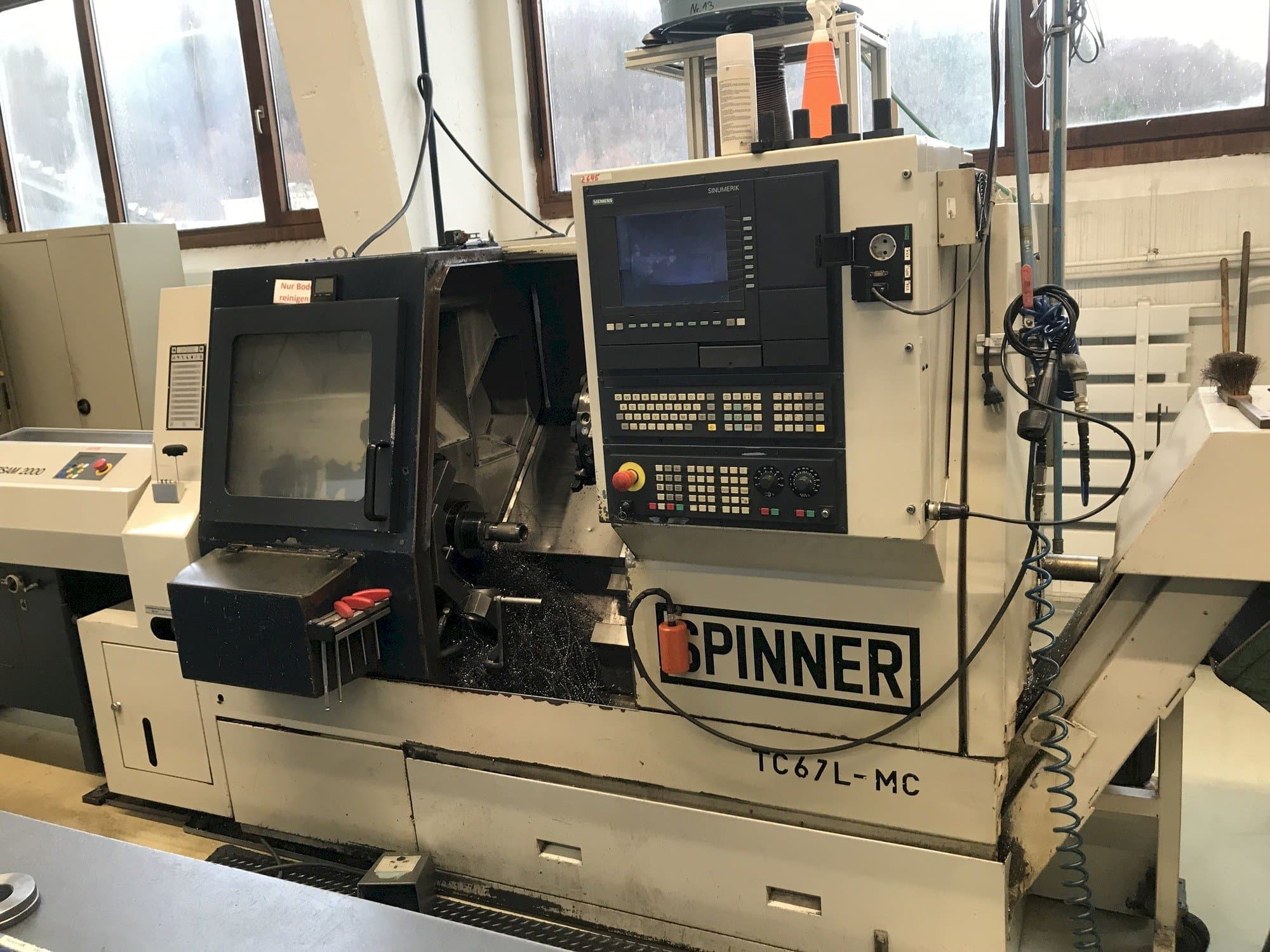 Frontansicht der SPINNER TC67L -MC  Maschine
