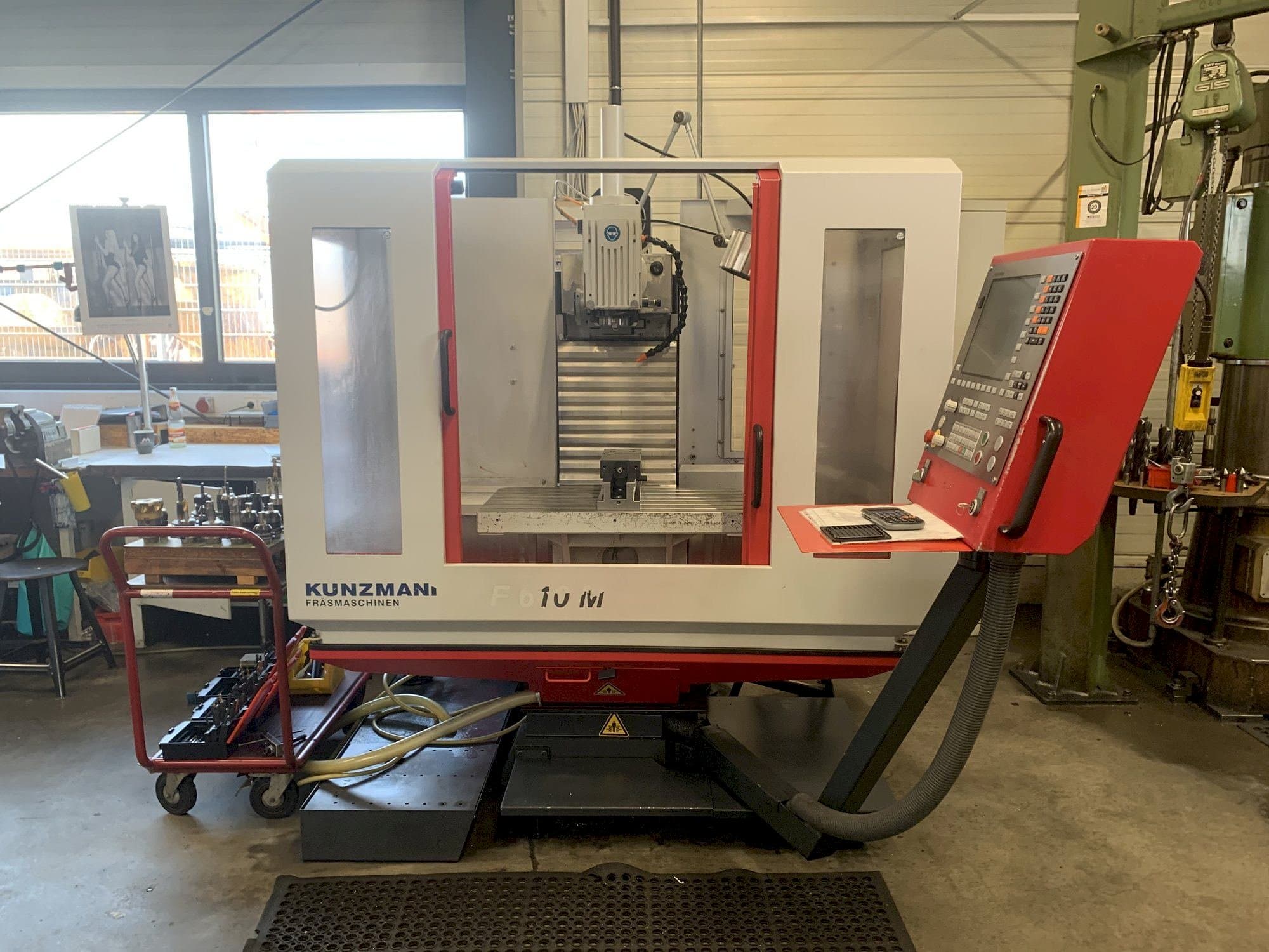 Frontansicht der KUNZMANN WF 610 M  Maschine