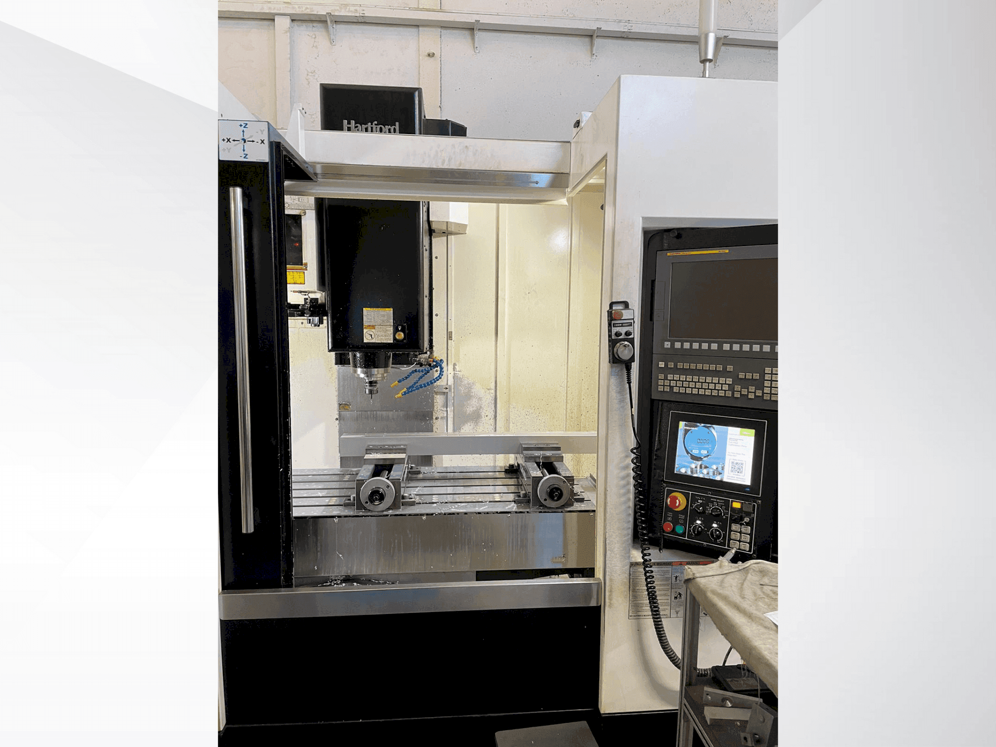 Frontansicht der HARTFORD MVP-11  Maschine