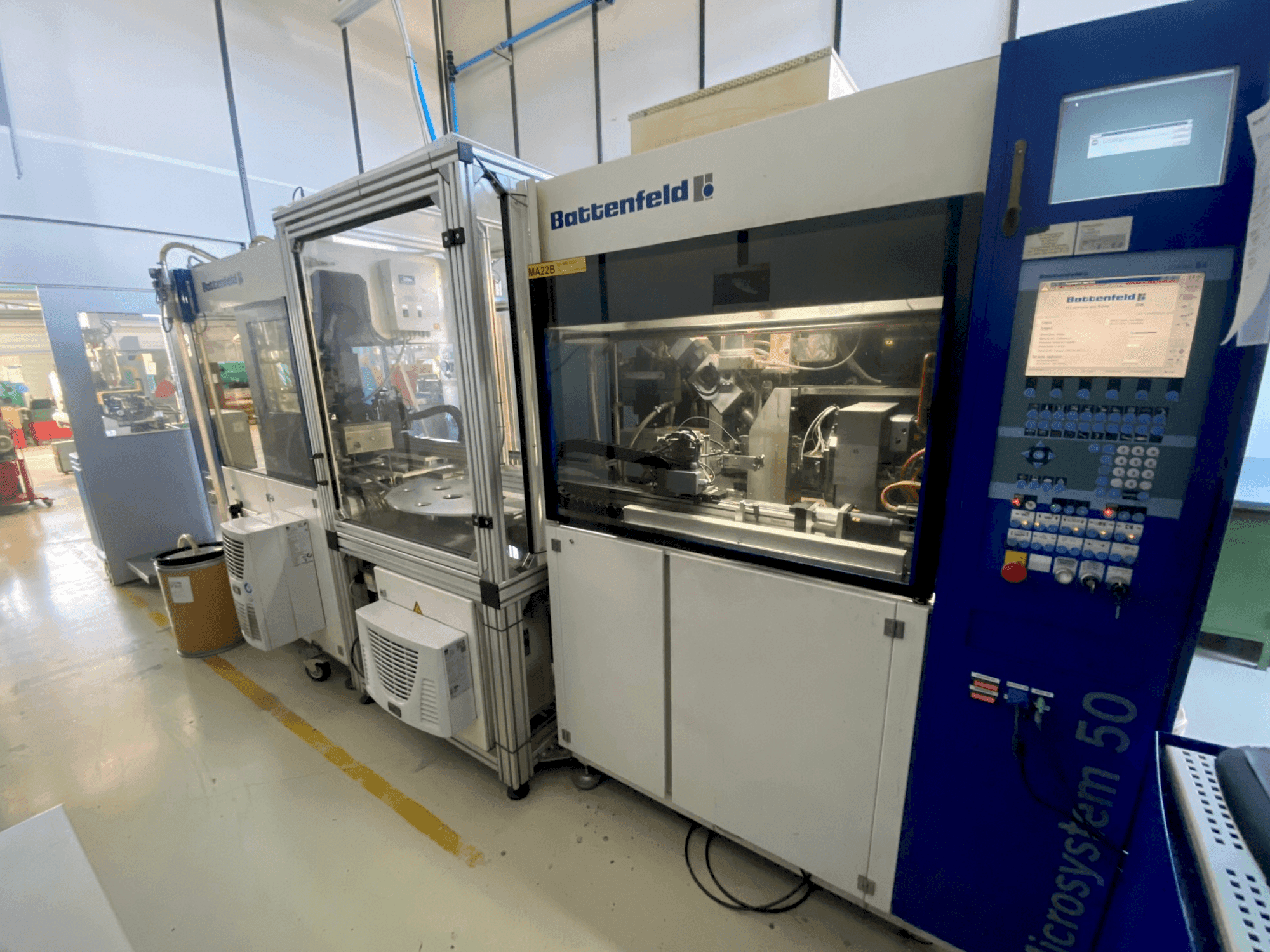 Frontansicht der Battenfeld Microsystem MM 50/50  Maschine