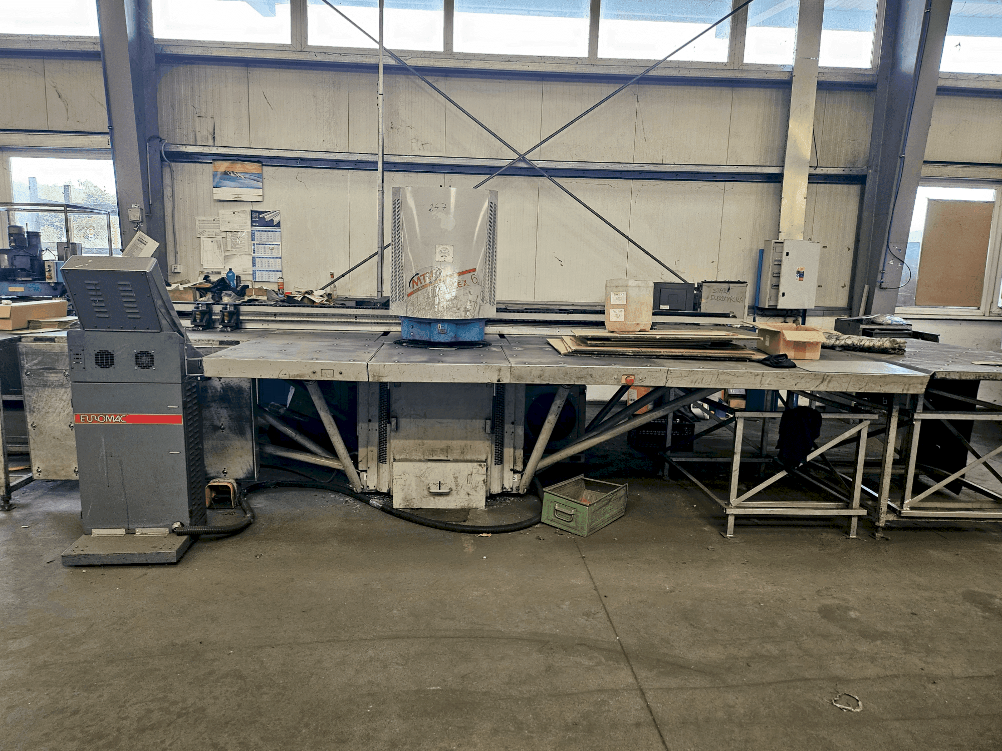 Frontansicht der Euromac MTX Flex 6  Maschine