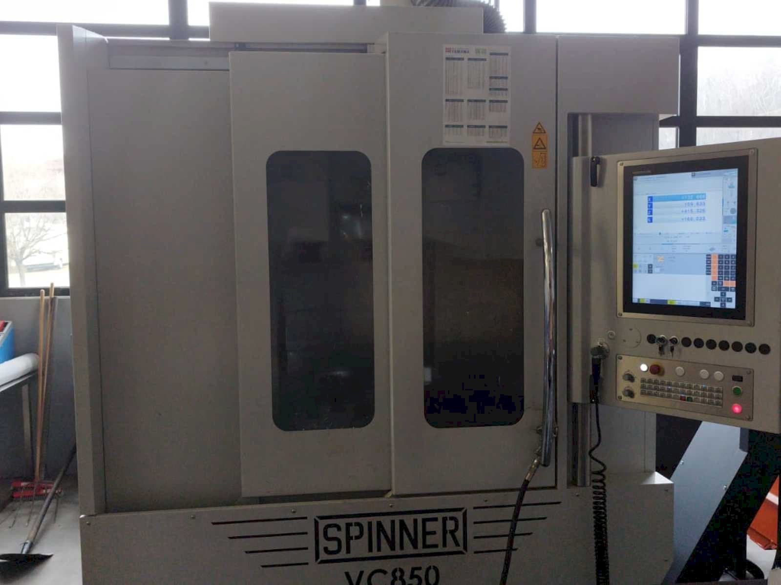 Frontansicht der SPINNER VC 850  Maschine