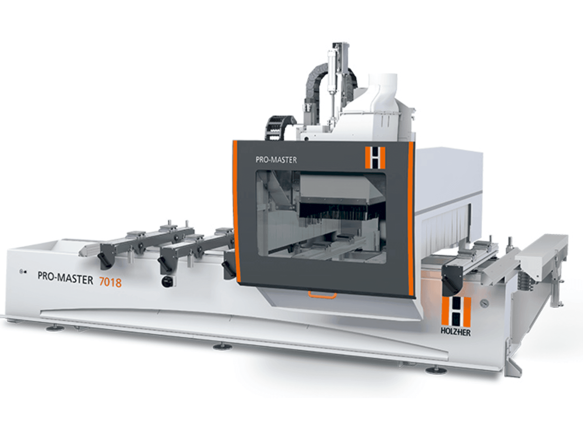 Frontansicht der HOLZHER PRO MASTER 7018  Maschine