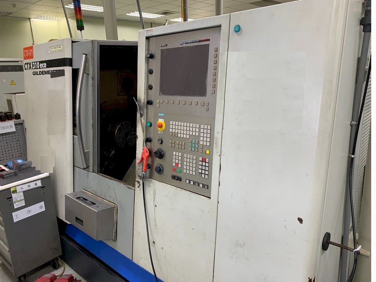 Frontansicht der Gildemeister CTX 310V1 eco Maschine