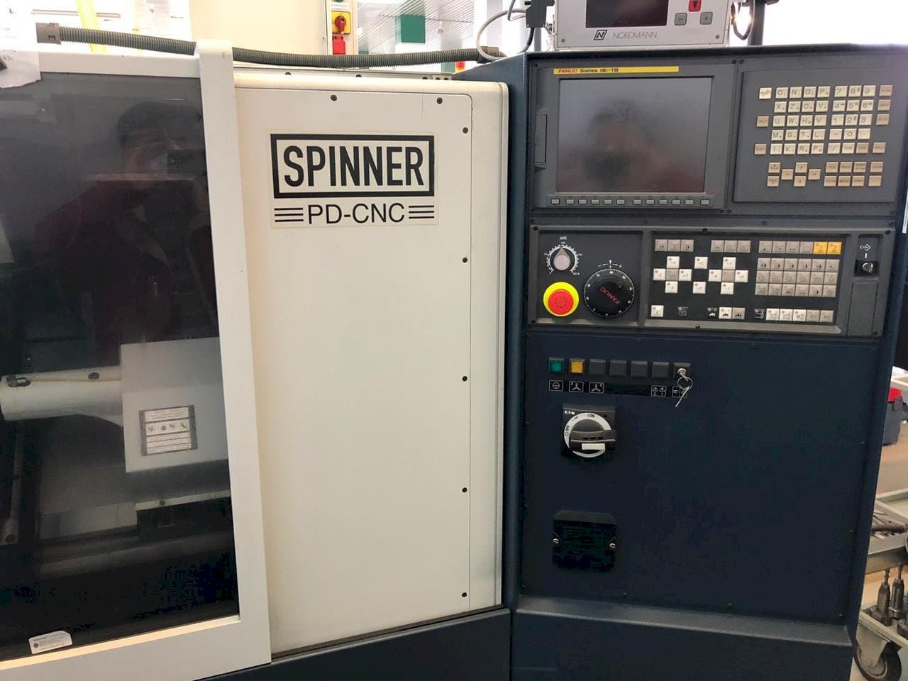 Frontansicht der SPINNER PD  Maschine