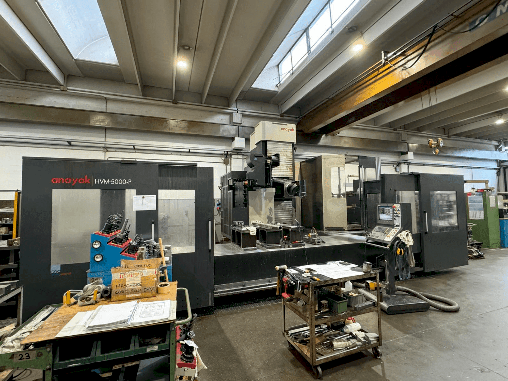 Frontansicht der ANAYAK HVM 5000P  Maschine