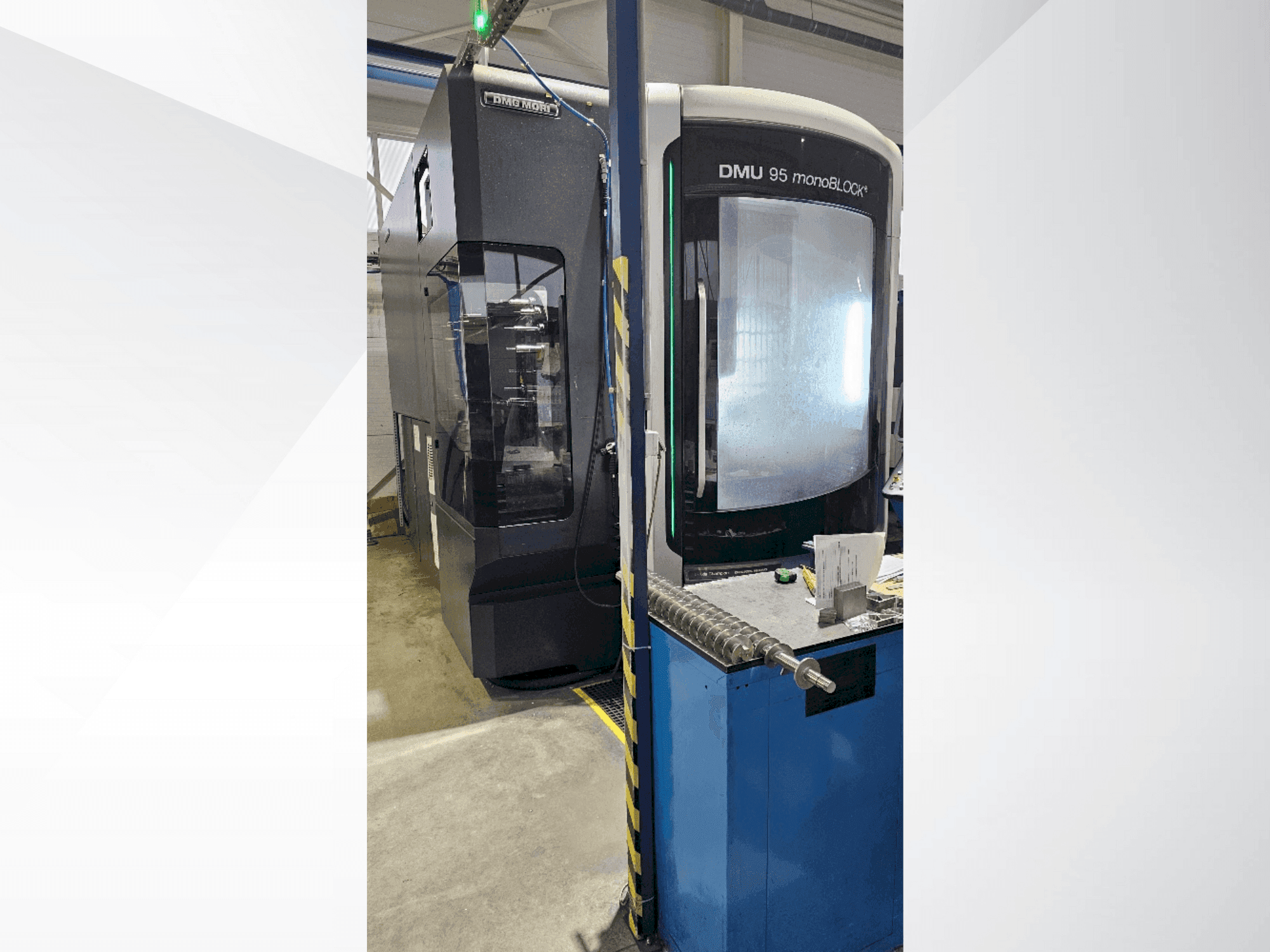Frontansicht der DMG MORI DMU 95 monoBlock  Maschine