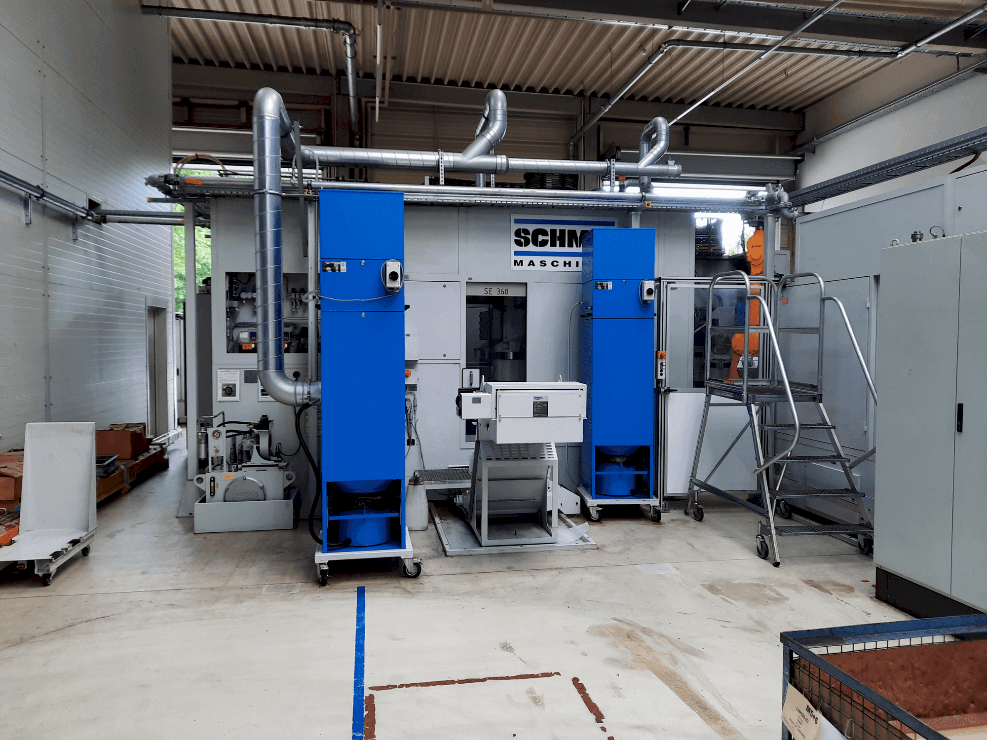 Frontansicht der SCHMID SE 368  Maschine