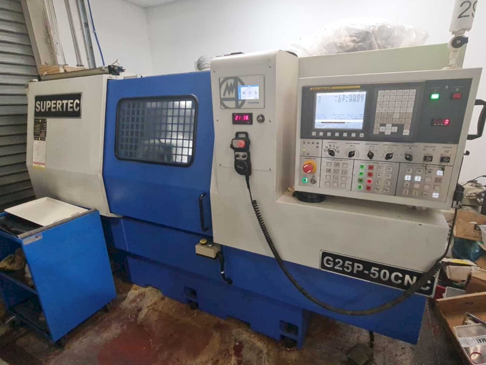 Frontansicht der Supertec G25P-500CNC  Maschine
