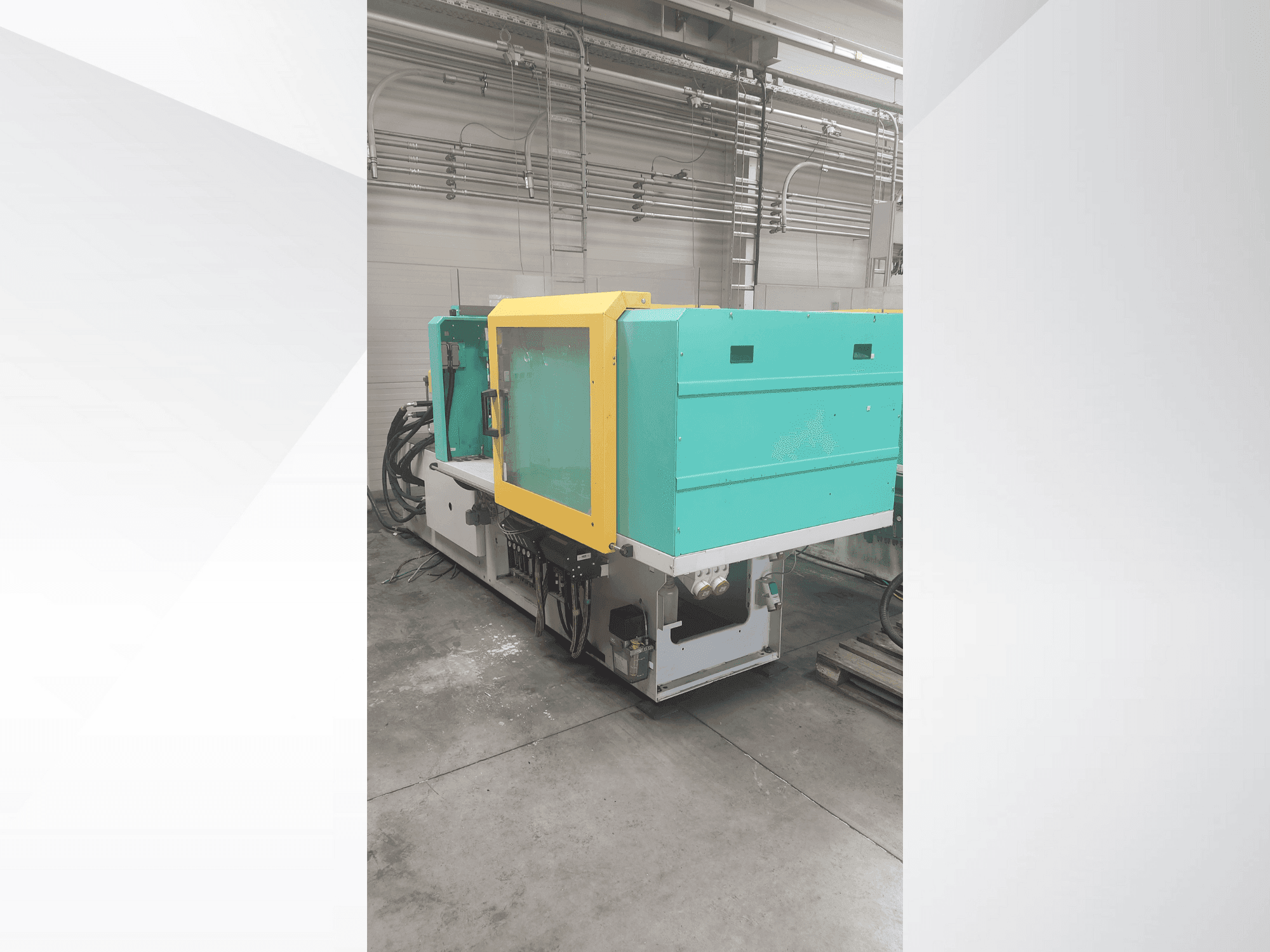 Frontansicht der Arburg 470 H 1000-290  Maschine