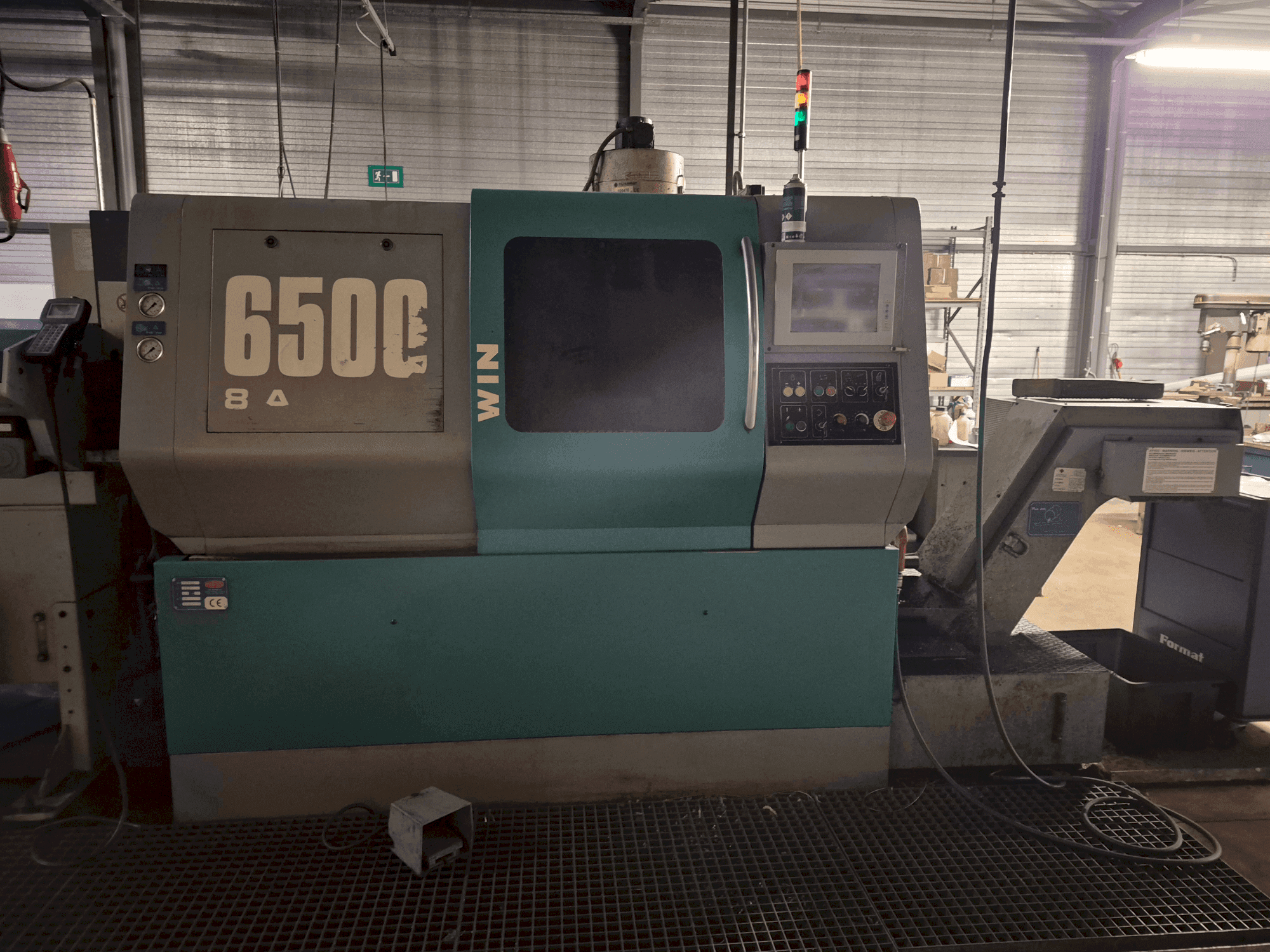 Frontansicht der MUPEM WIN 6500  Maschine