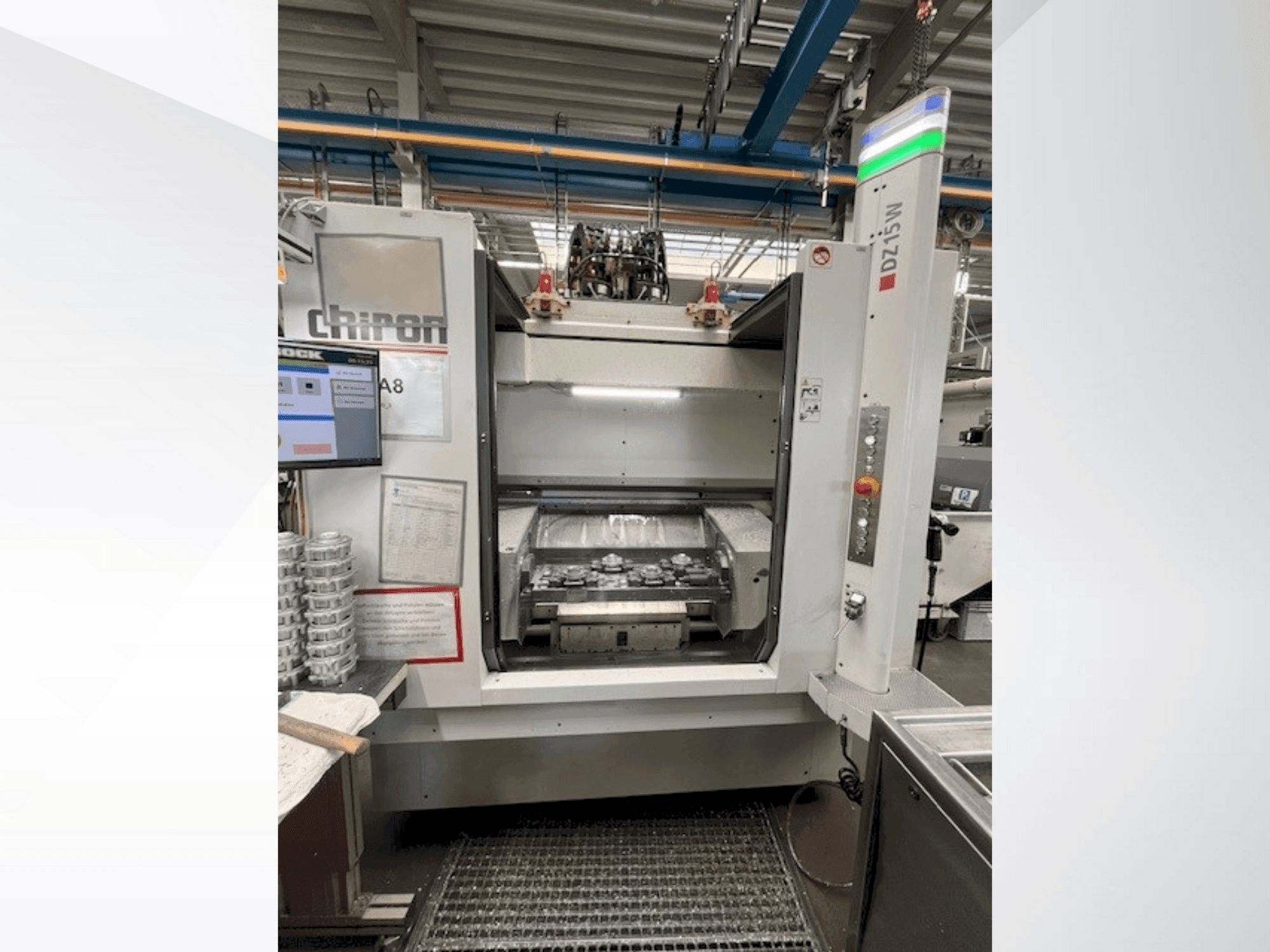 Frontansicht der CHIRON DZ 15 W  Maschine