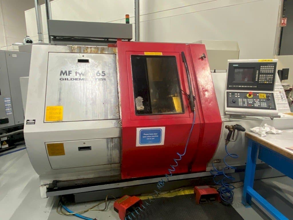 Frontansicht der Gildemeister MF65 Twin Maschine
