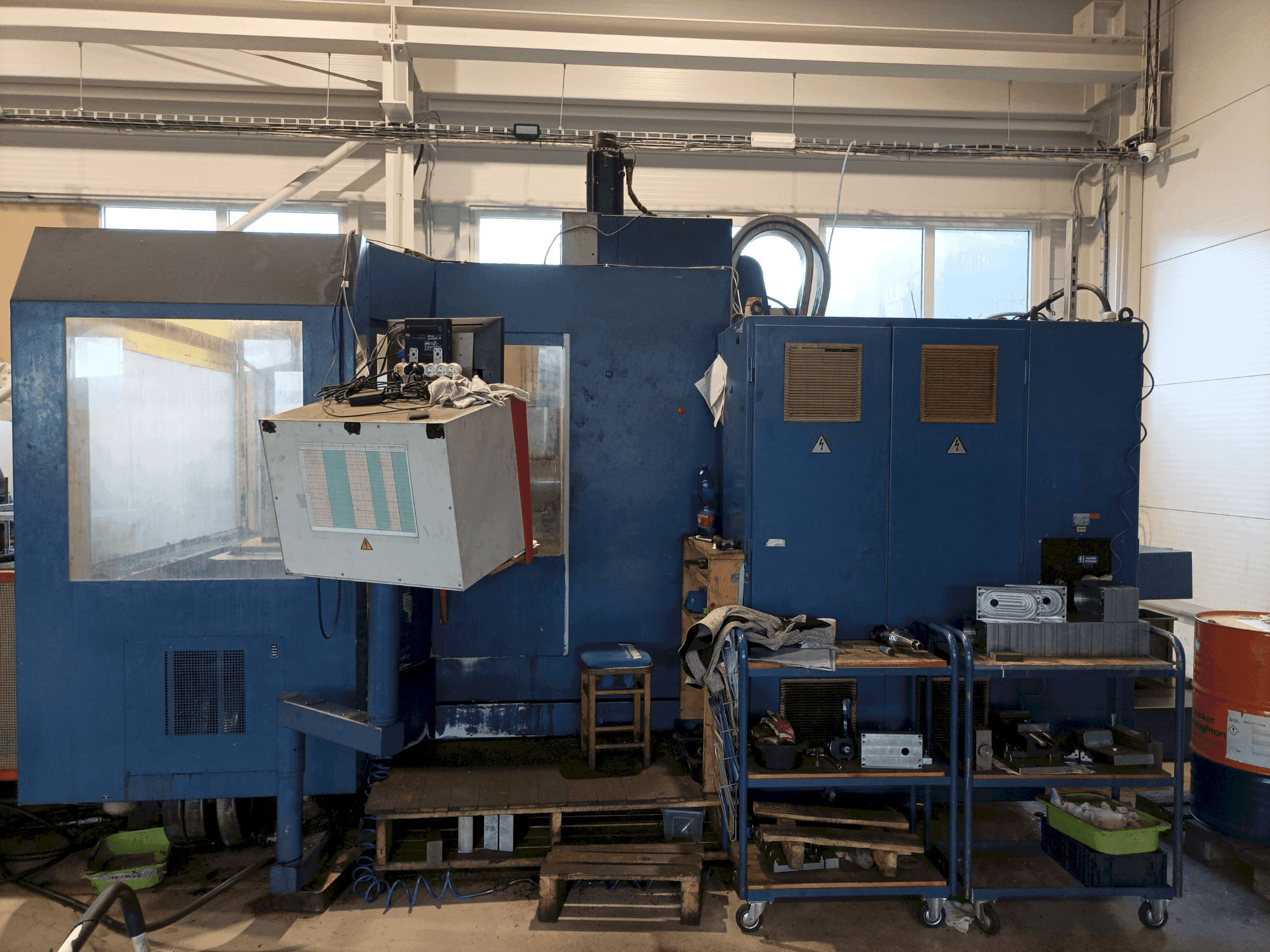 Frontansicht der ZPS MCFH 63  Maschine