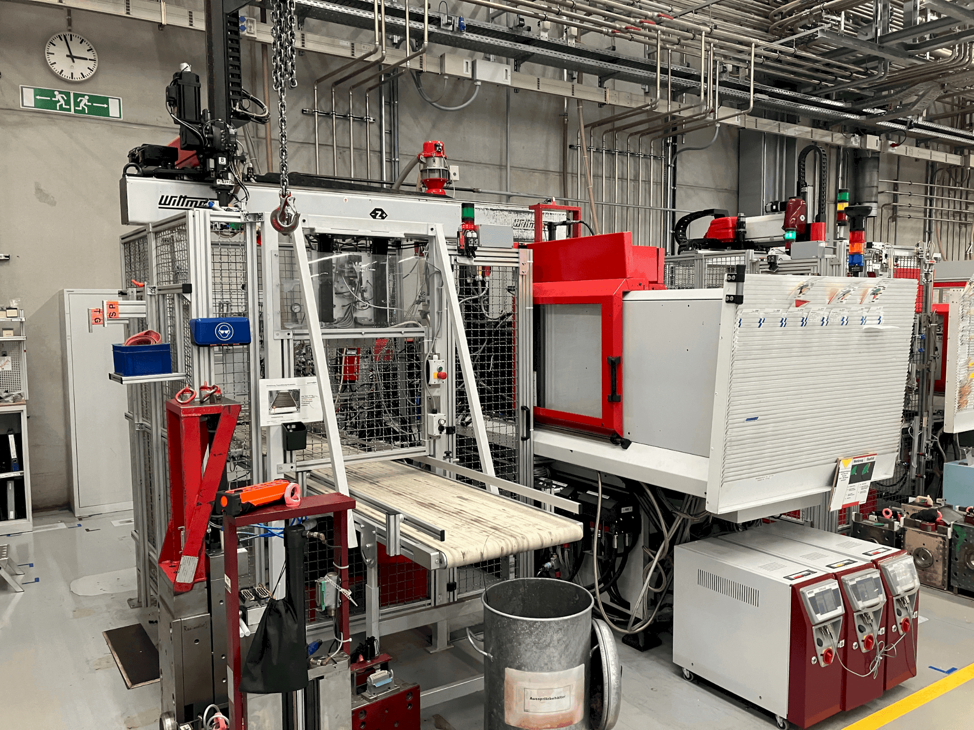 Frontansicht der Arburg Allrounder 420 S 800-350  Maschine