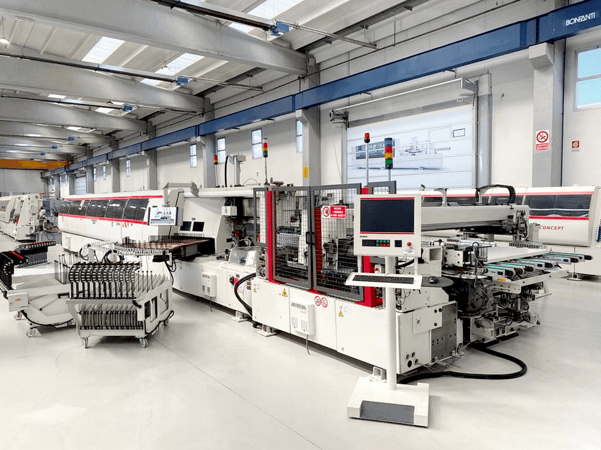 Frontansicht der IMA NOVIMAT LASER System/I/R75/1110/R3  Maschine