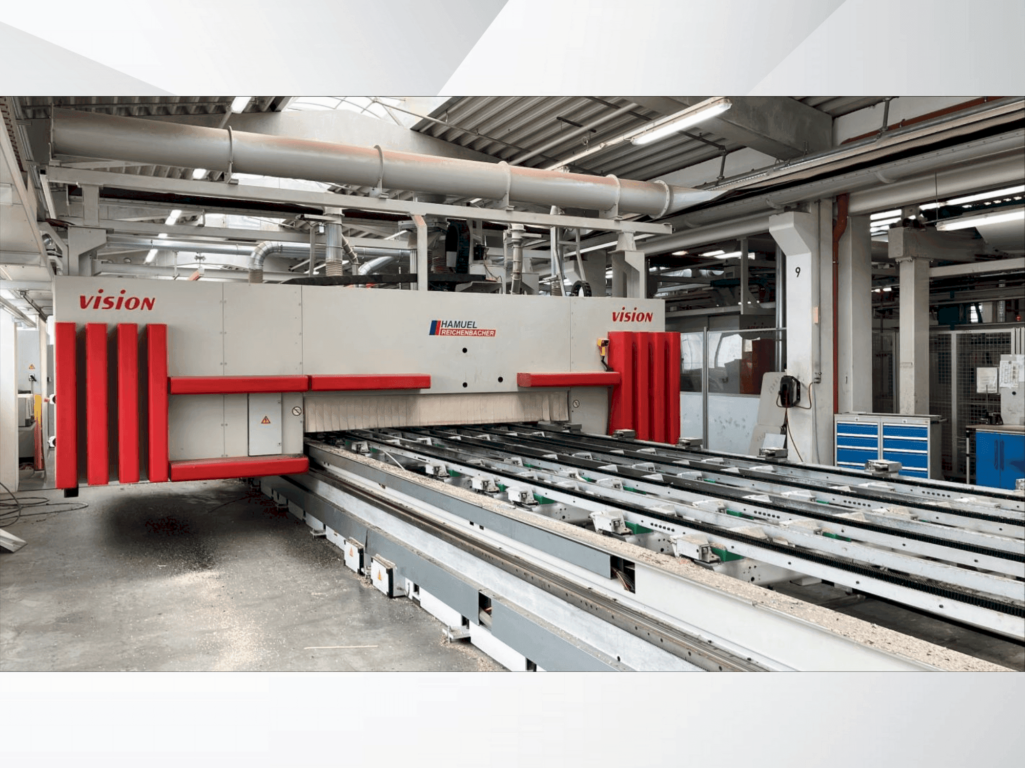 Frontansicht der Hamuel Reichenbacher VISION III-TT-L  Maschine