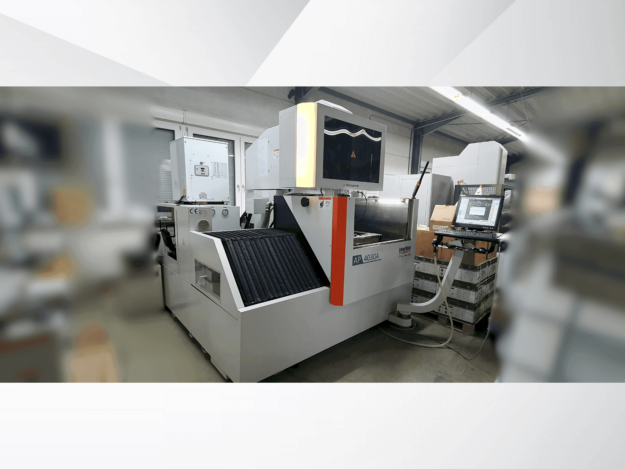 Frontansicht der AccuteX AP 4030A  Maschine