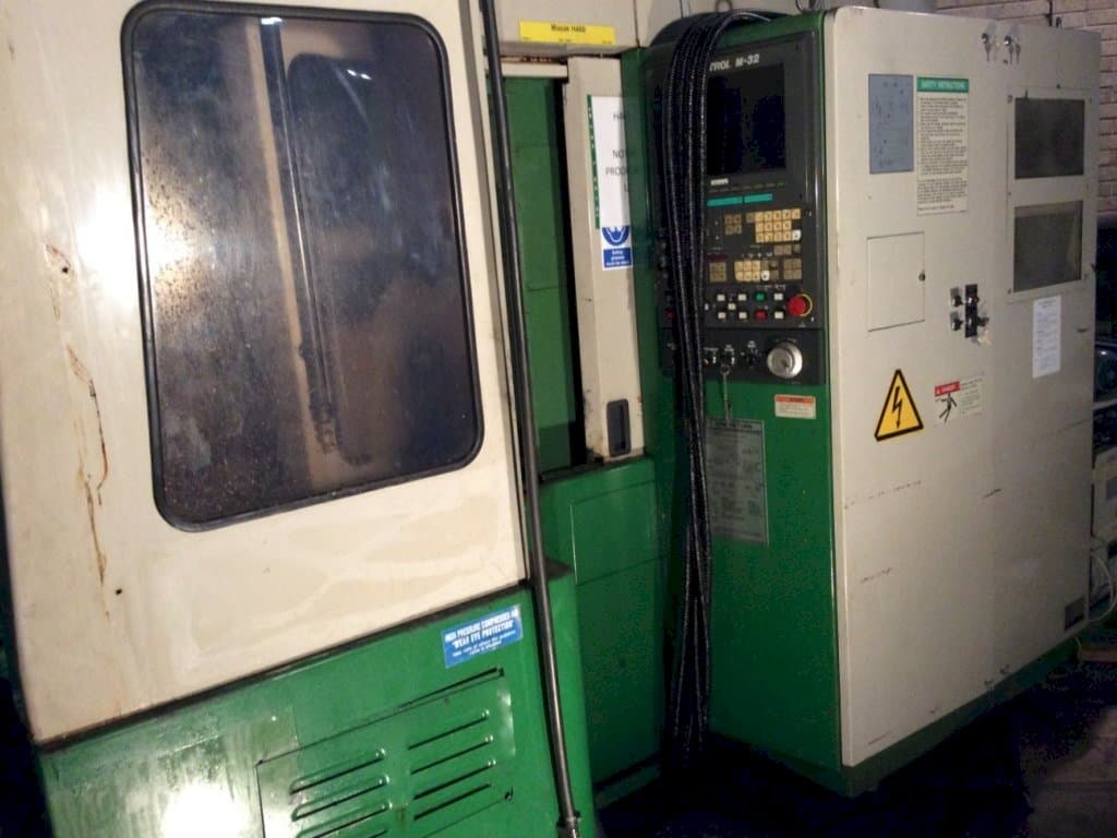 Frontansicht der Mazak Mazatech H400  Maschine