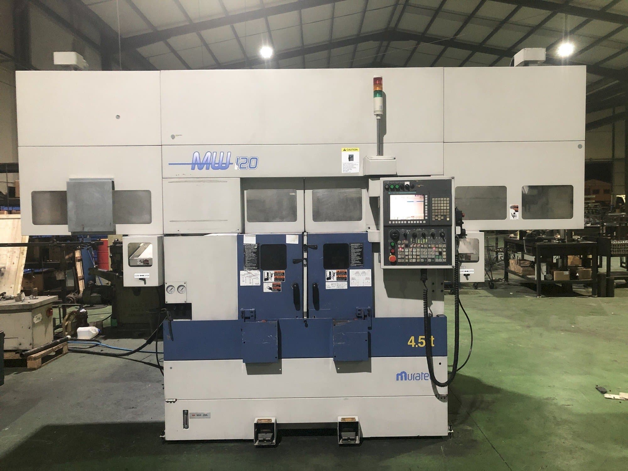 Frontansicht der Muratec MW 120 GT  Maschine