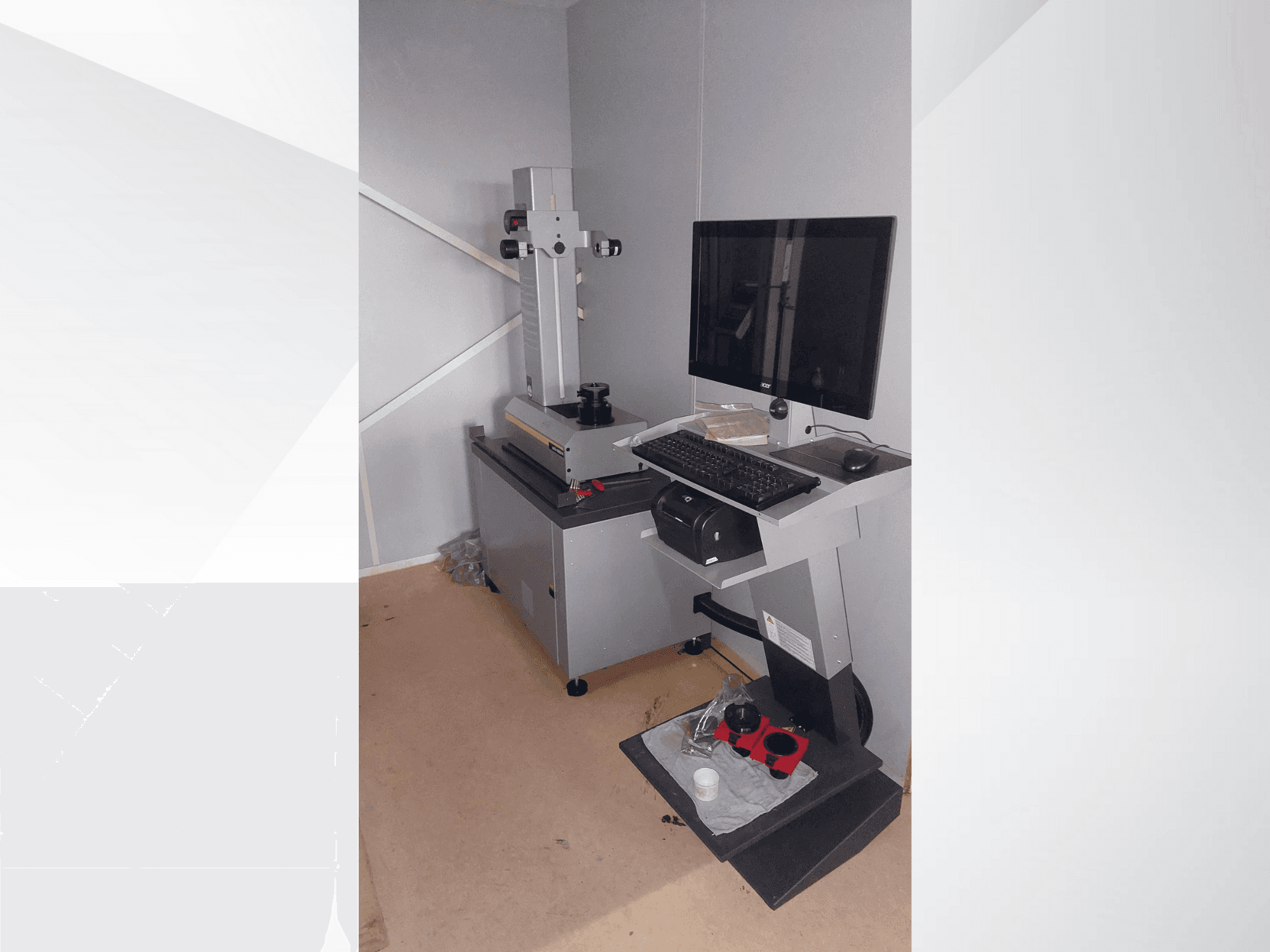 Frontansicht der Zoller Smile 600/4  Maschine