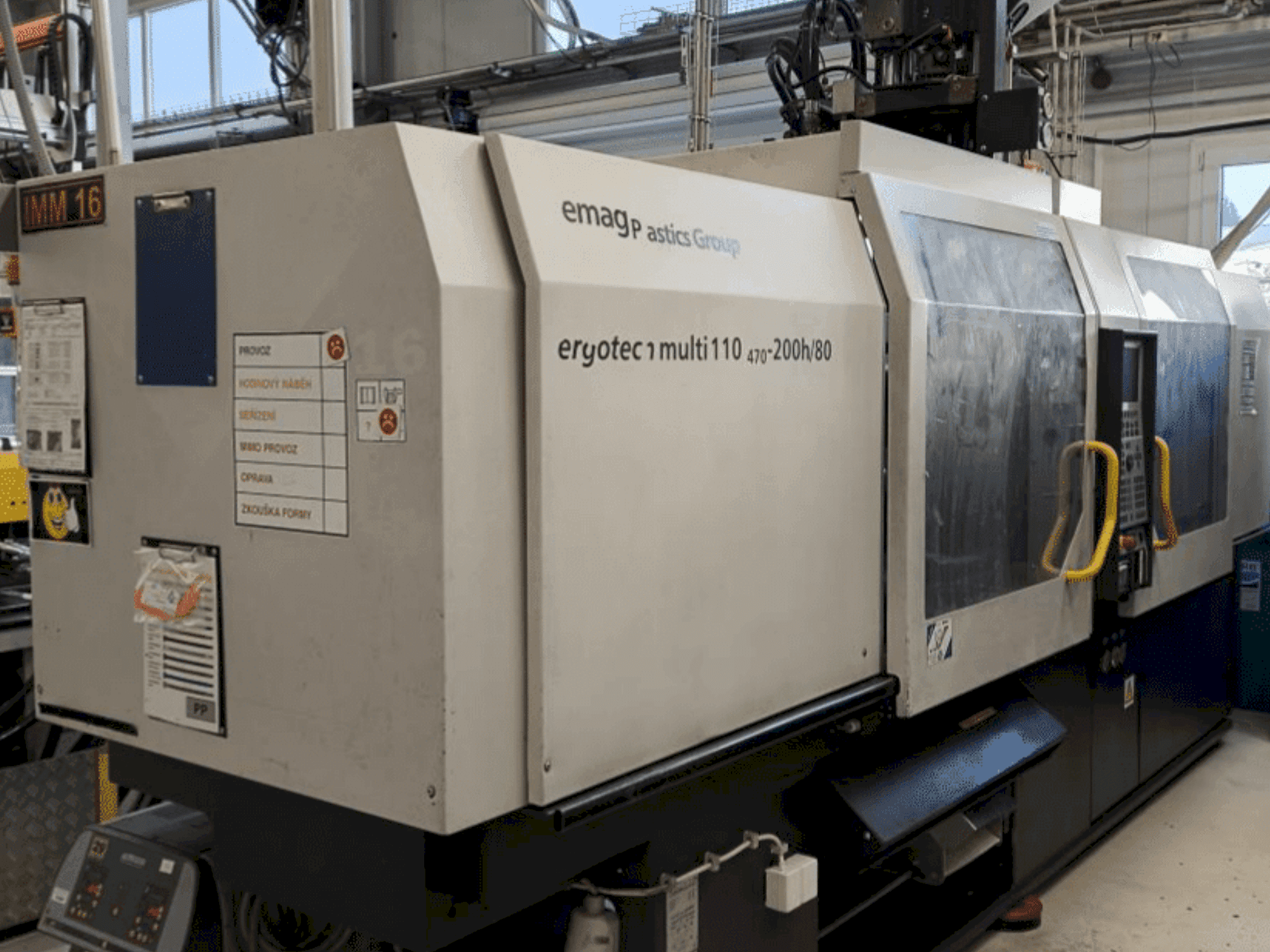 Frontansicht der DEMAG ERGOtech multi 110-470  Maschine