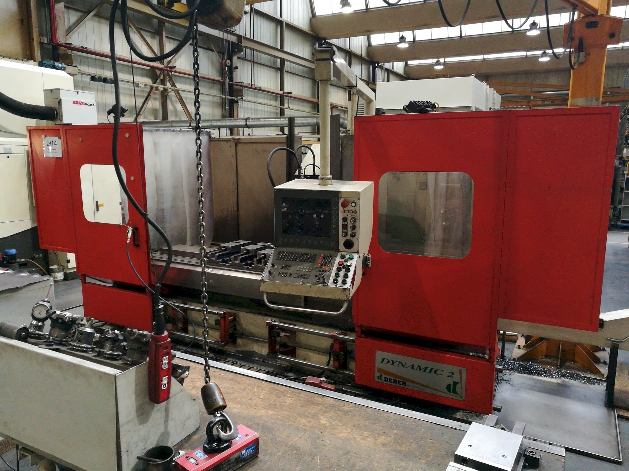 Frontansicht der DEBER Dynamic 2 Maschine