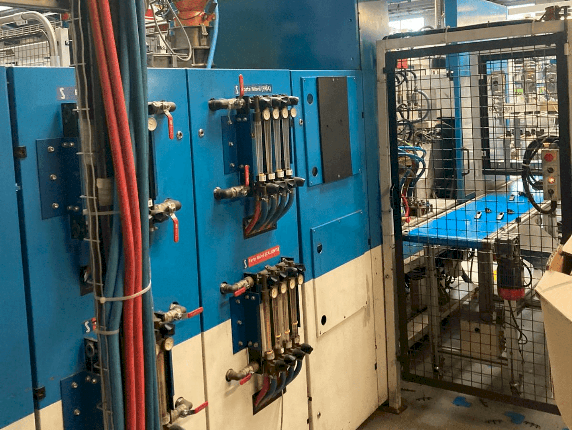 Frontansicht der Engel ES 500/110 HL  Maschine