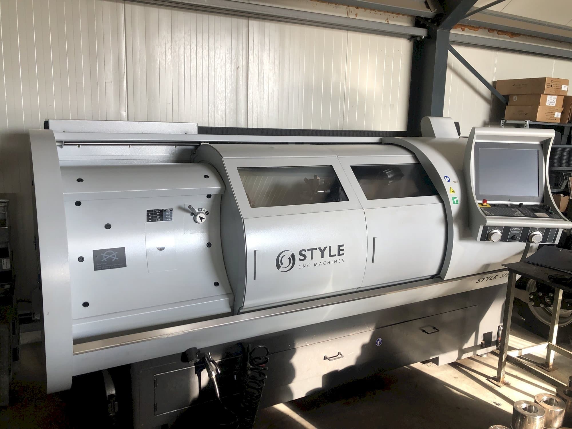 Frontansicht der STYLE 510  Maschine