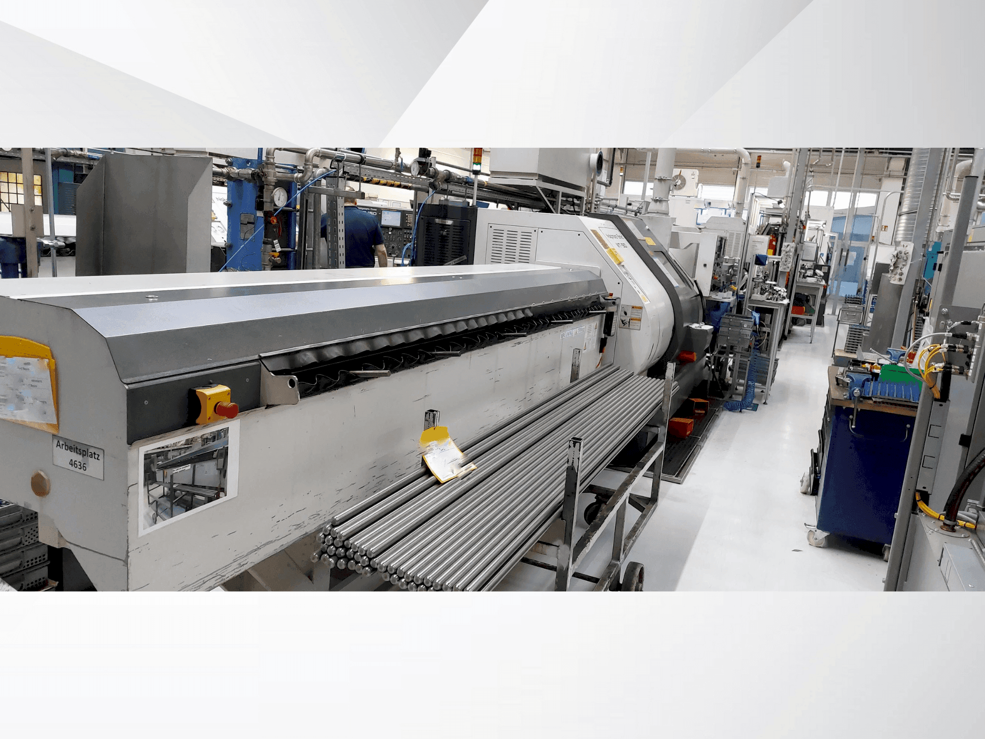 Frontansicht der NAKAMURA WT-150  Maschine