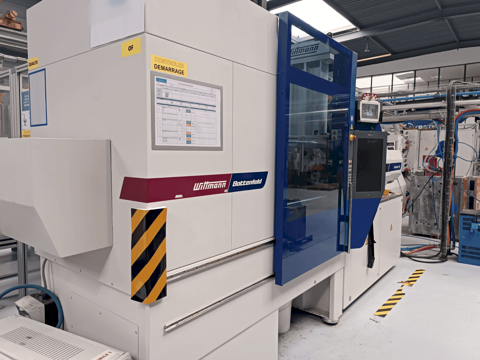 Frontansicht der Battenfeld Ecopower 110-130  Maschine