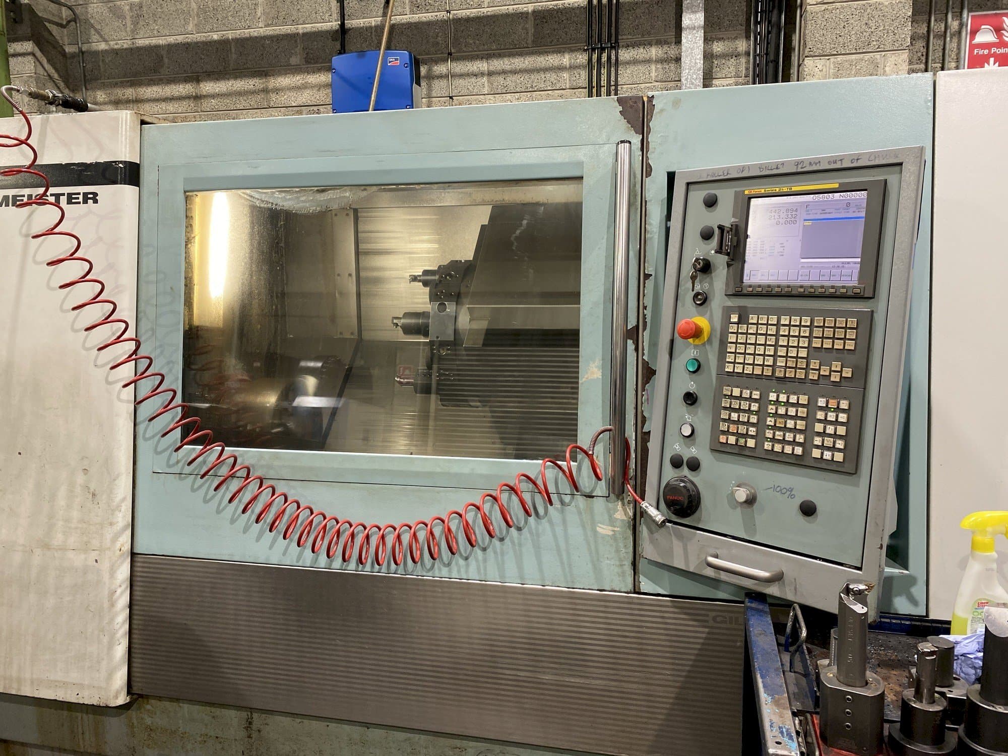 Frontansicht der Gildemeister CTX 510  Maschine