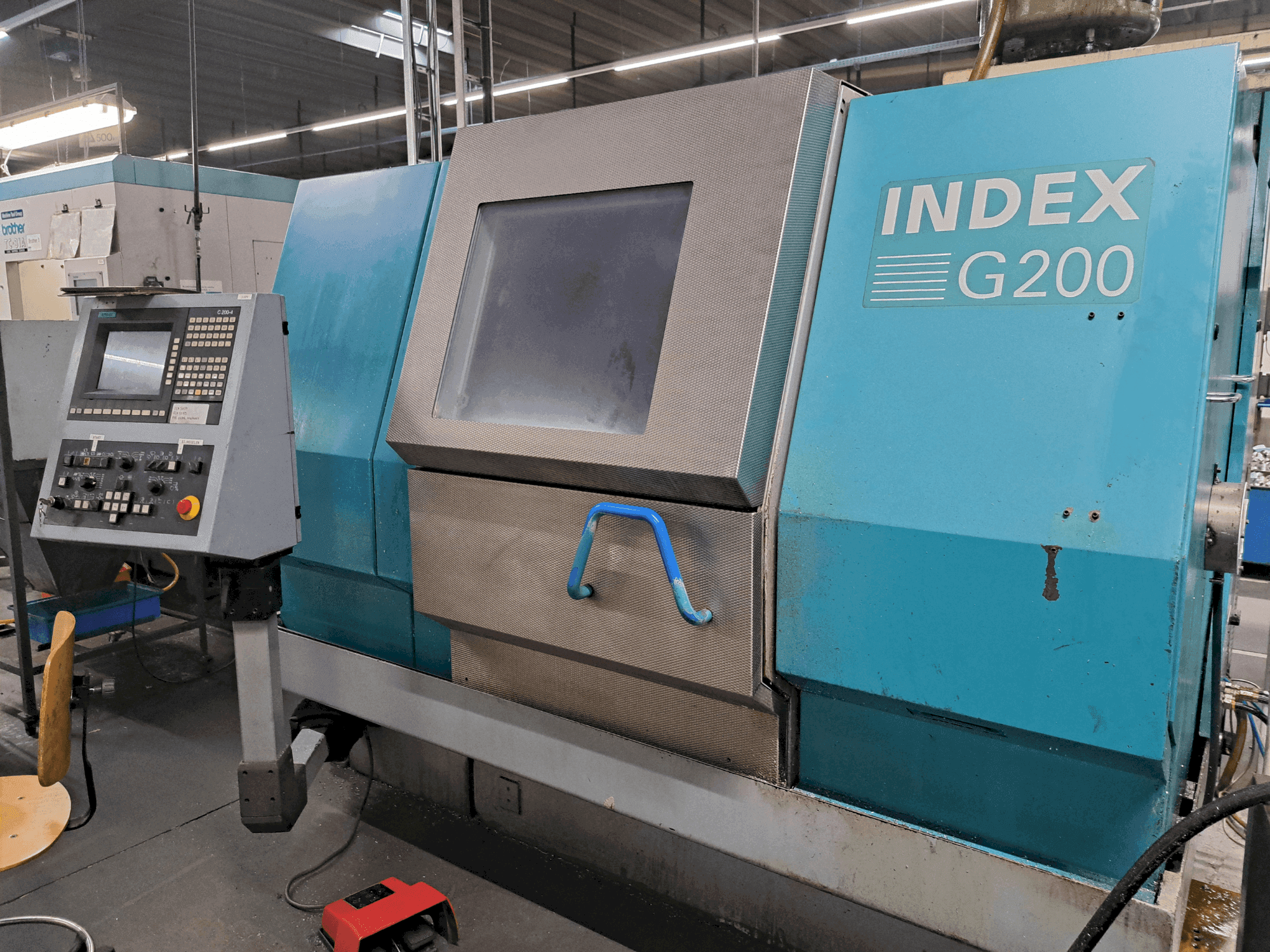 Frontansicht der Index G200  Maschine