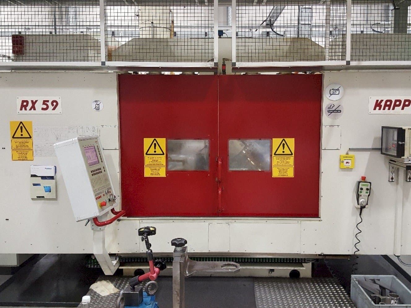 Frontansicht der Kapp RX59  Maschine