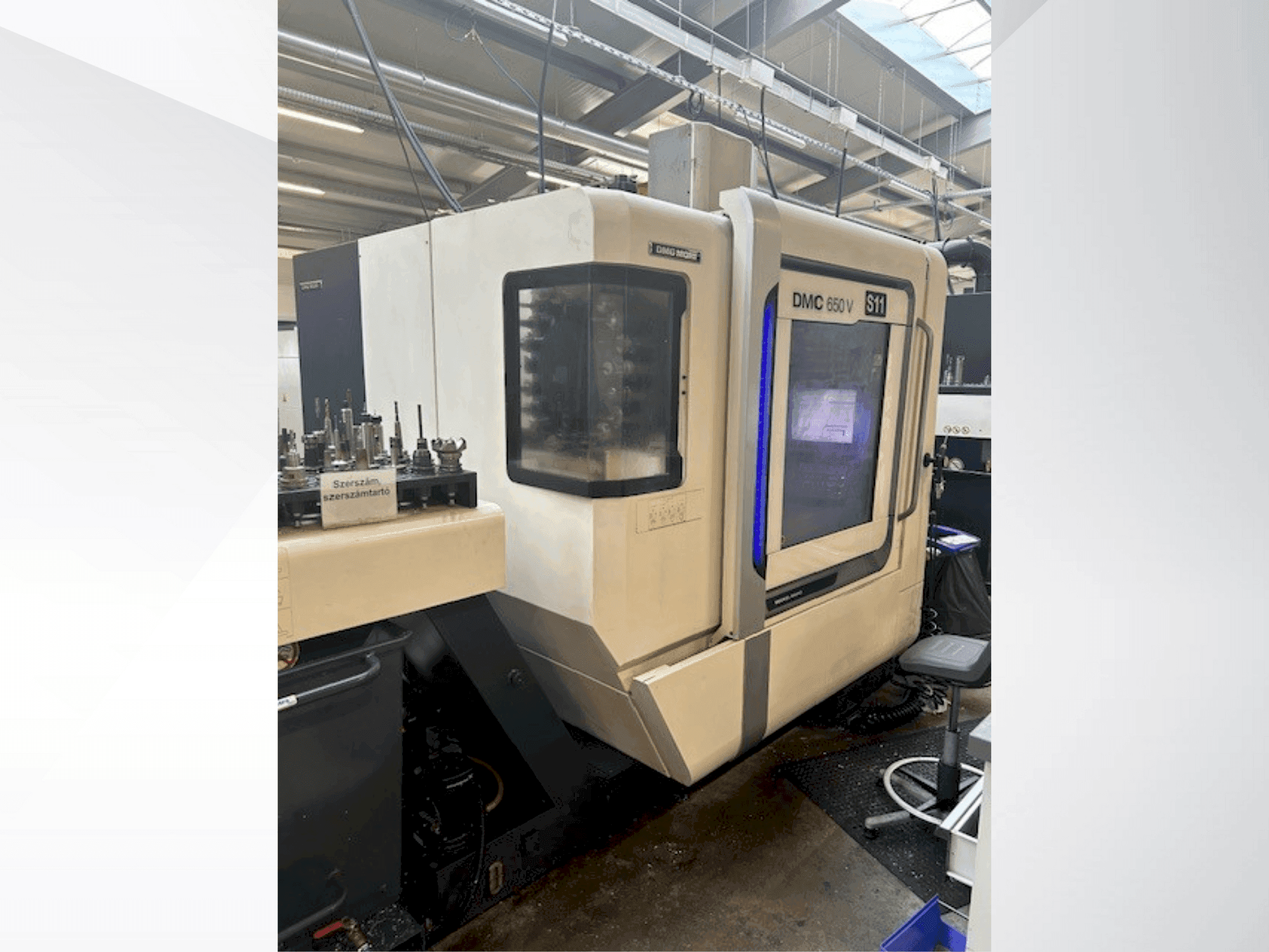 Frontansicht der DMG MORI DMC 650 V  Maschine