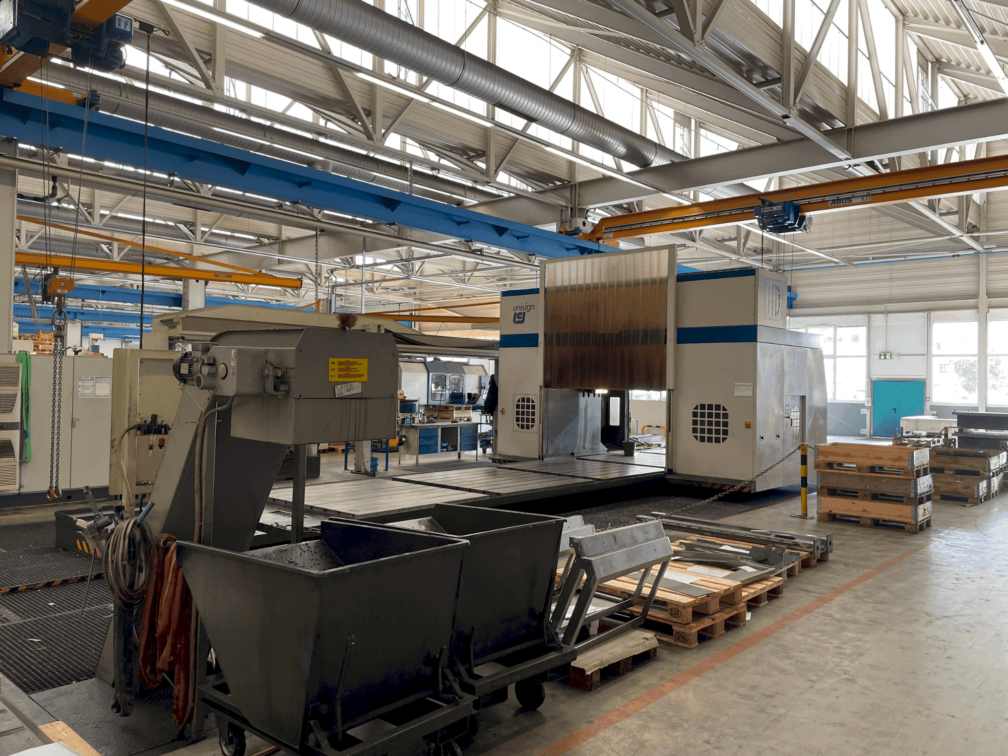 Frontansicht der Unisign UNIPORT 6000  Maschine