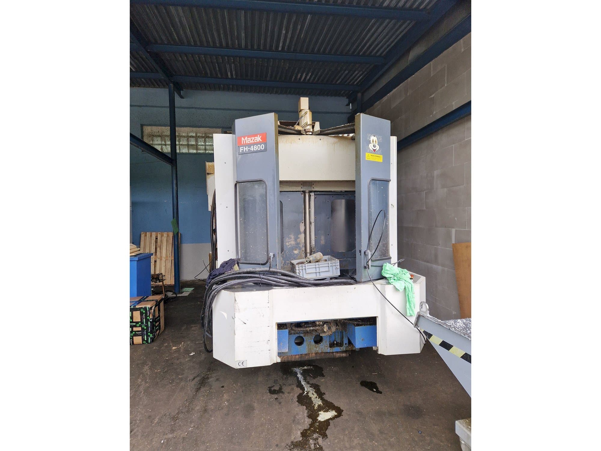 Frontansicht der Mazak FH-4800  Maschine